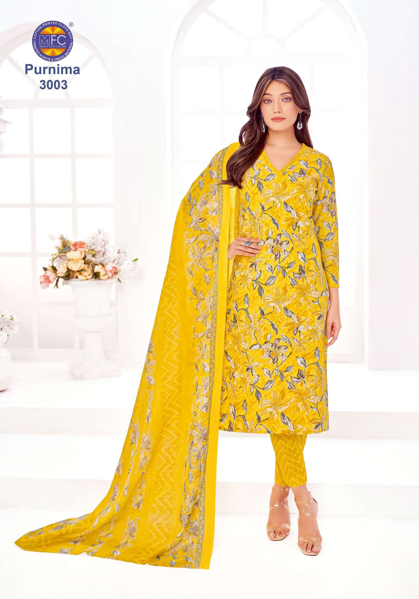 MFC PURNIMA VOL 3 COTTON PRINTED LADIES SALWAR SUIT