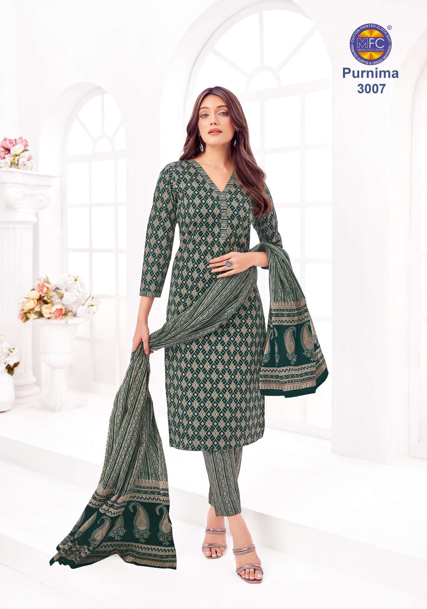 MFC PURNIMA VOL 3 COTTON PRINTED LADIES SALWAR SUIT
