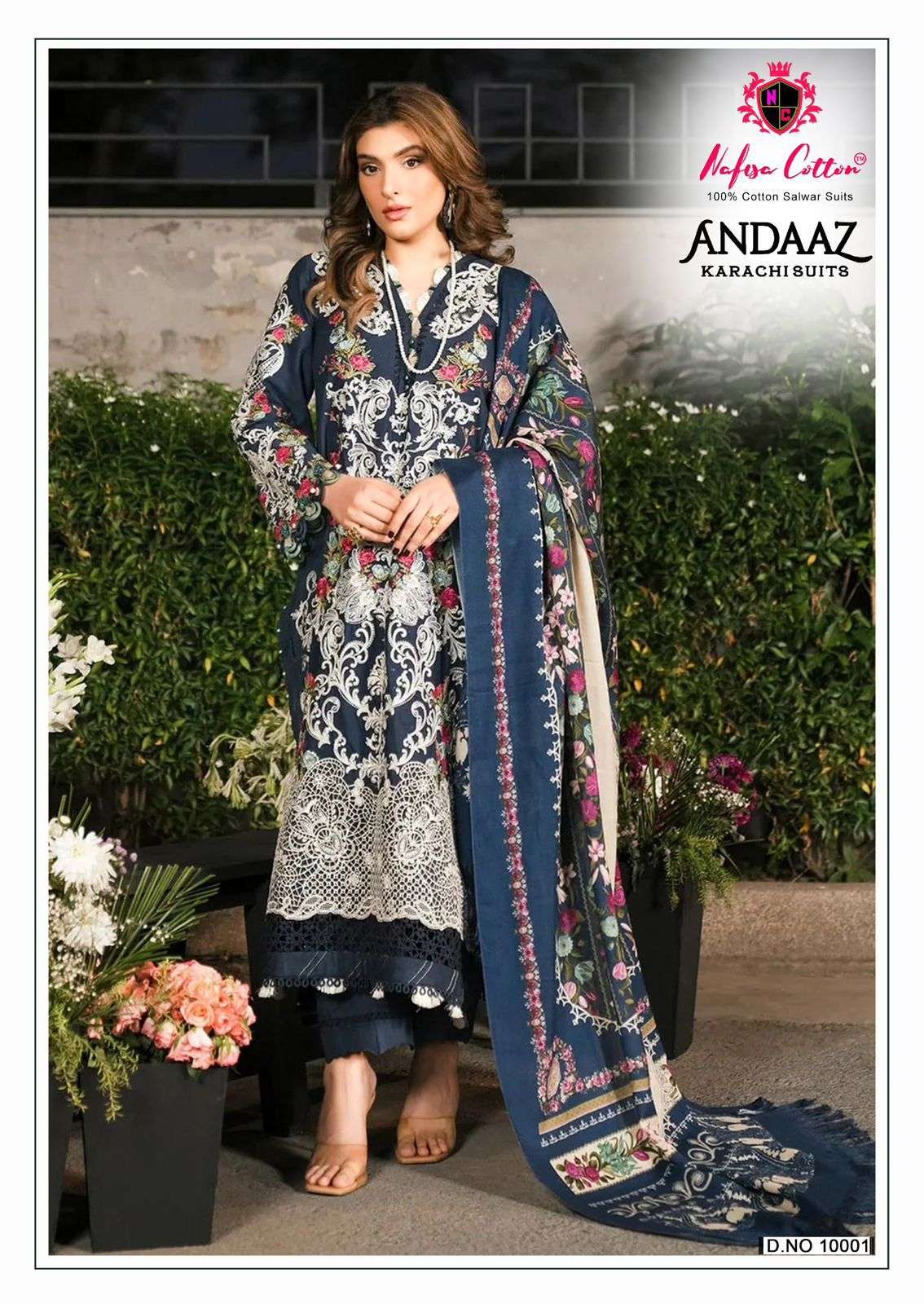 NAFISA COTTON ANDAAZ KARACHI SUITS VOL 10 
