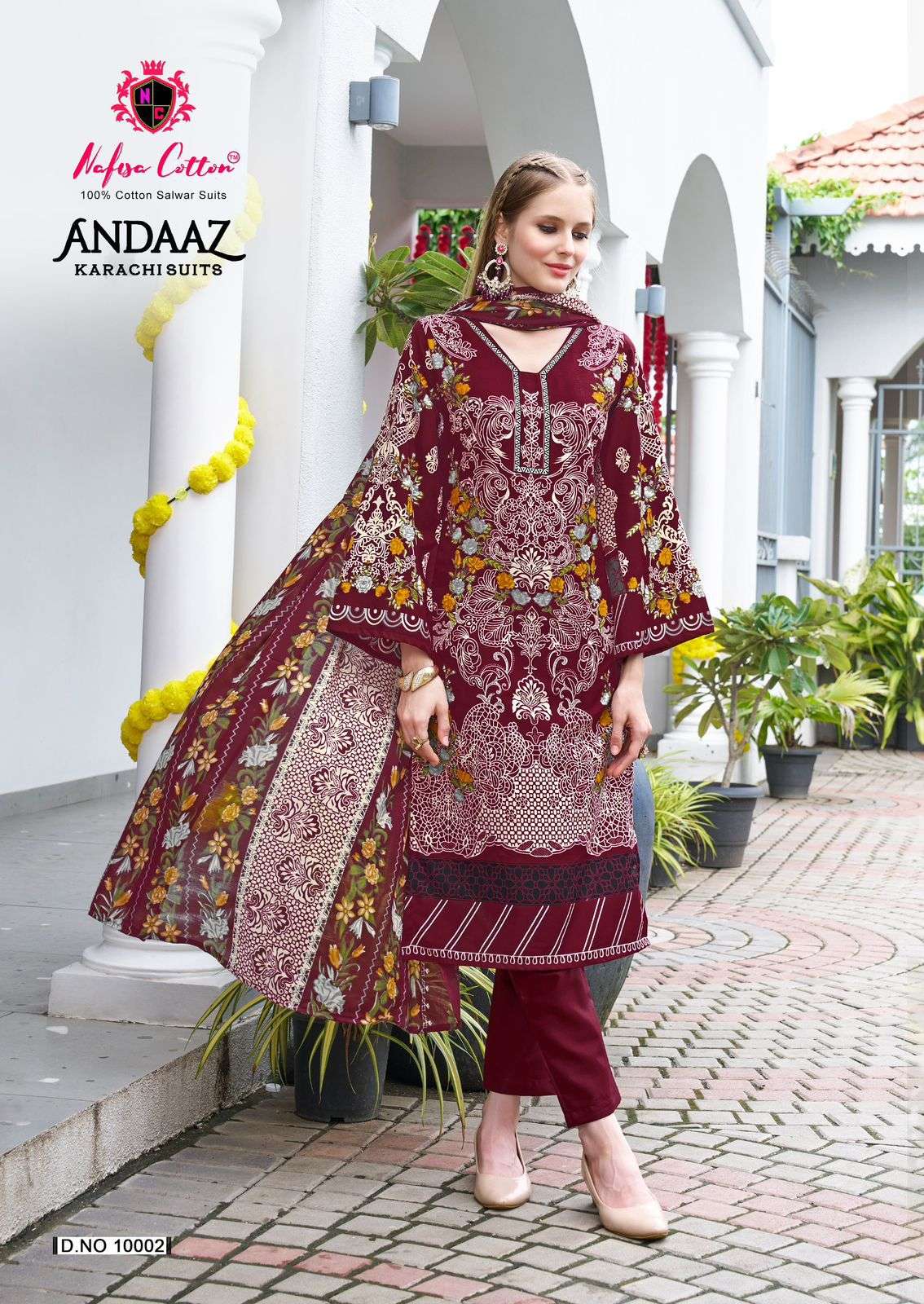 NAFISA COTTON ANDAAZ KARACHI SUITS VOL 10 