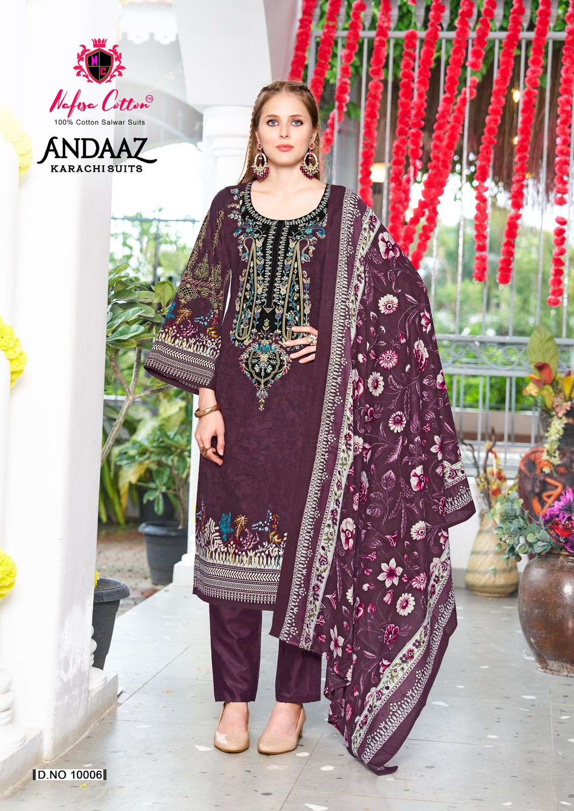 NAFISA COTTON ANDAAZ KARACHI SUITS VOL 10 