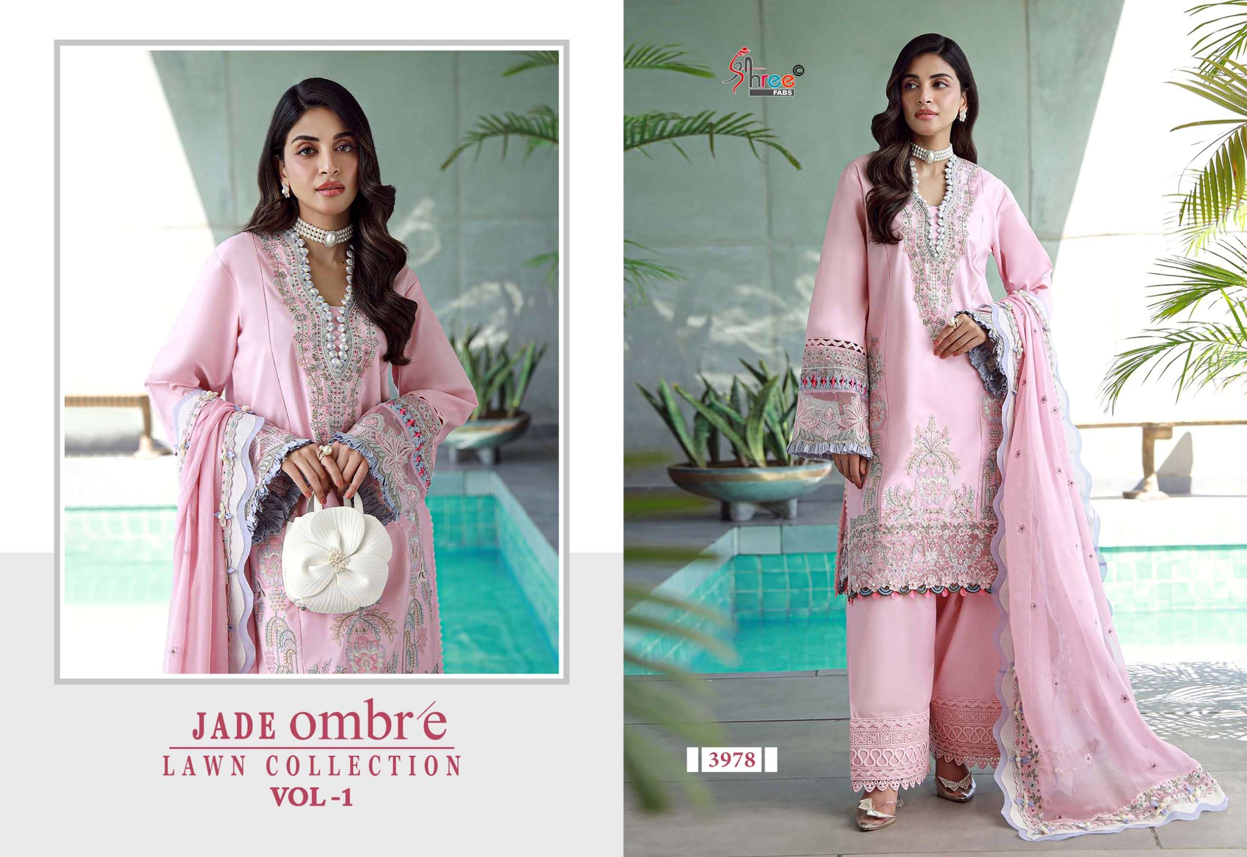 SHREE FABS JADE OMBRE LAWN COLLECTION VOL 1