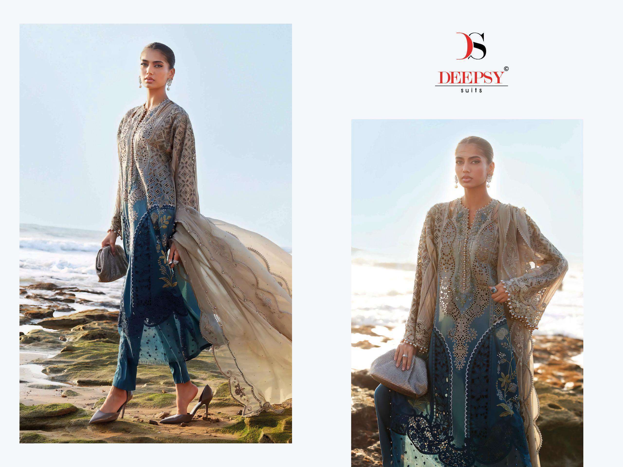 SHREE FABS MARIA B PREMIUM EMBROIDERED 25 VOL 2