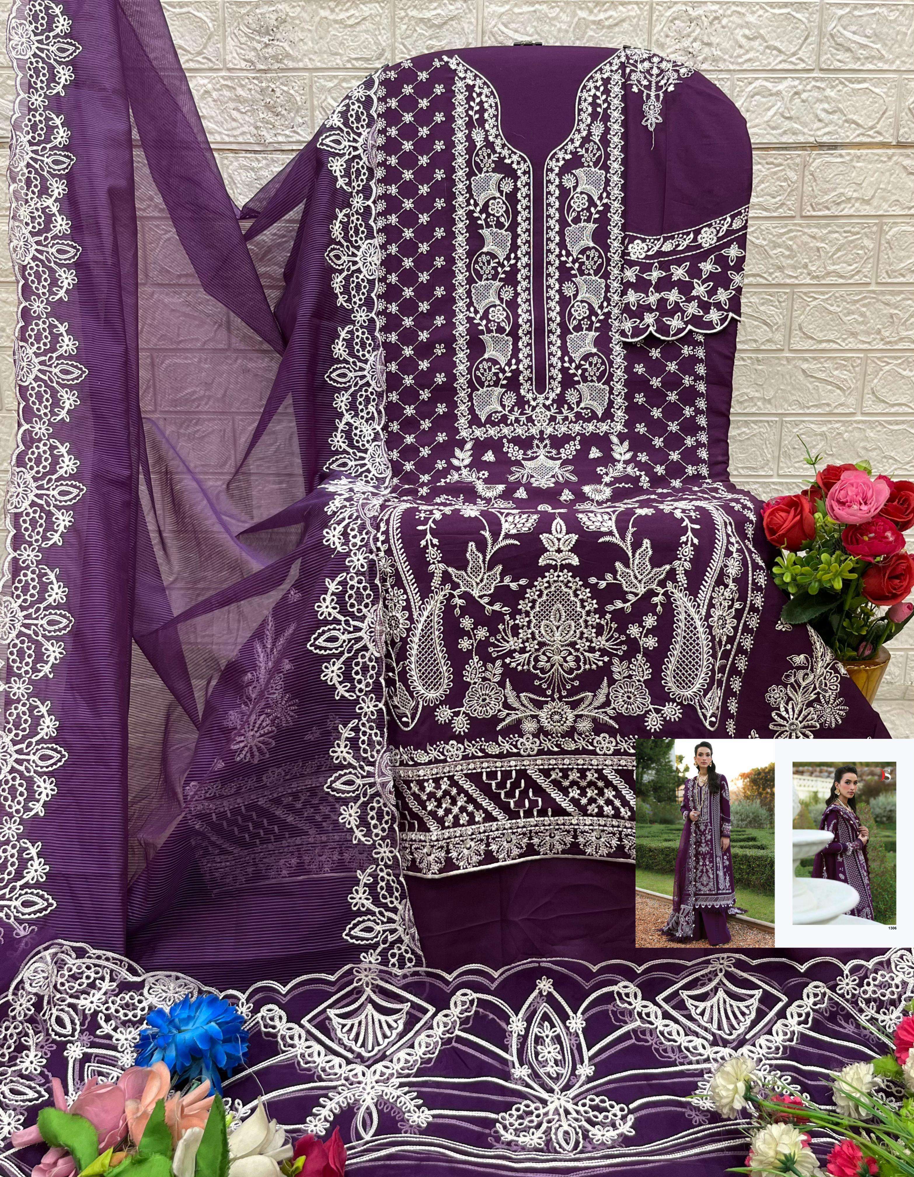 SHREE FABS MARIA B PREMIUM EMBROIDERED 25 VOL 3 