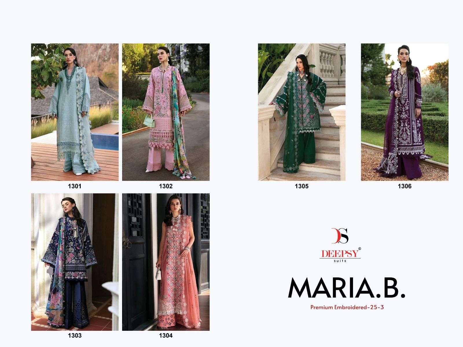 SHREE FABS MARIA B PREMIUM EMBROIDERED 25 VOL 3 