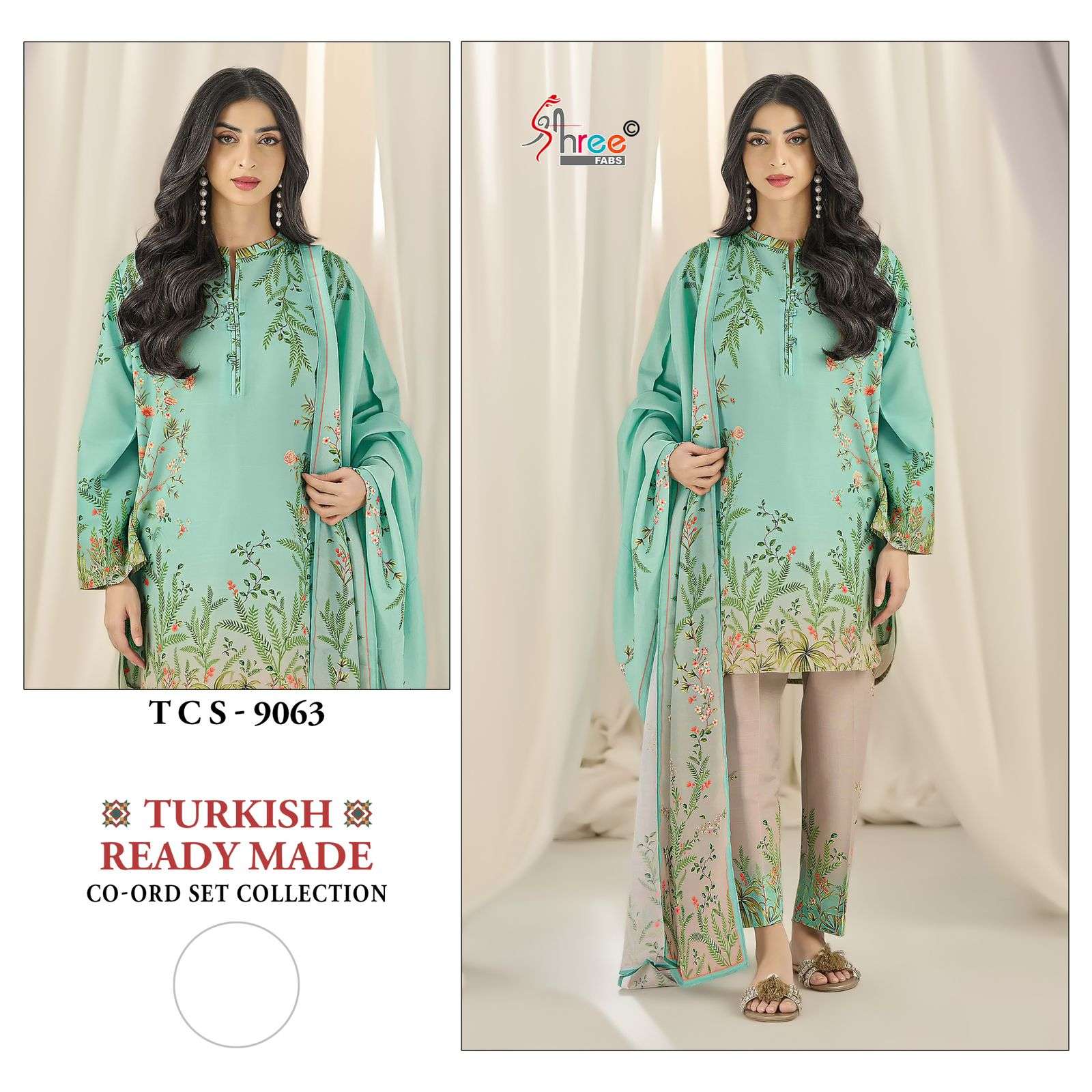 SHREE FABS TURKISH READY MADE CO-ORD SET COLLECTION 