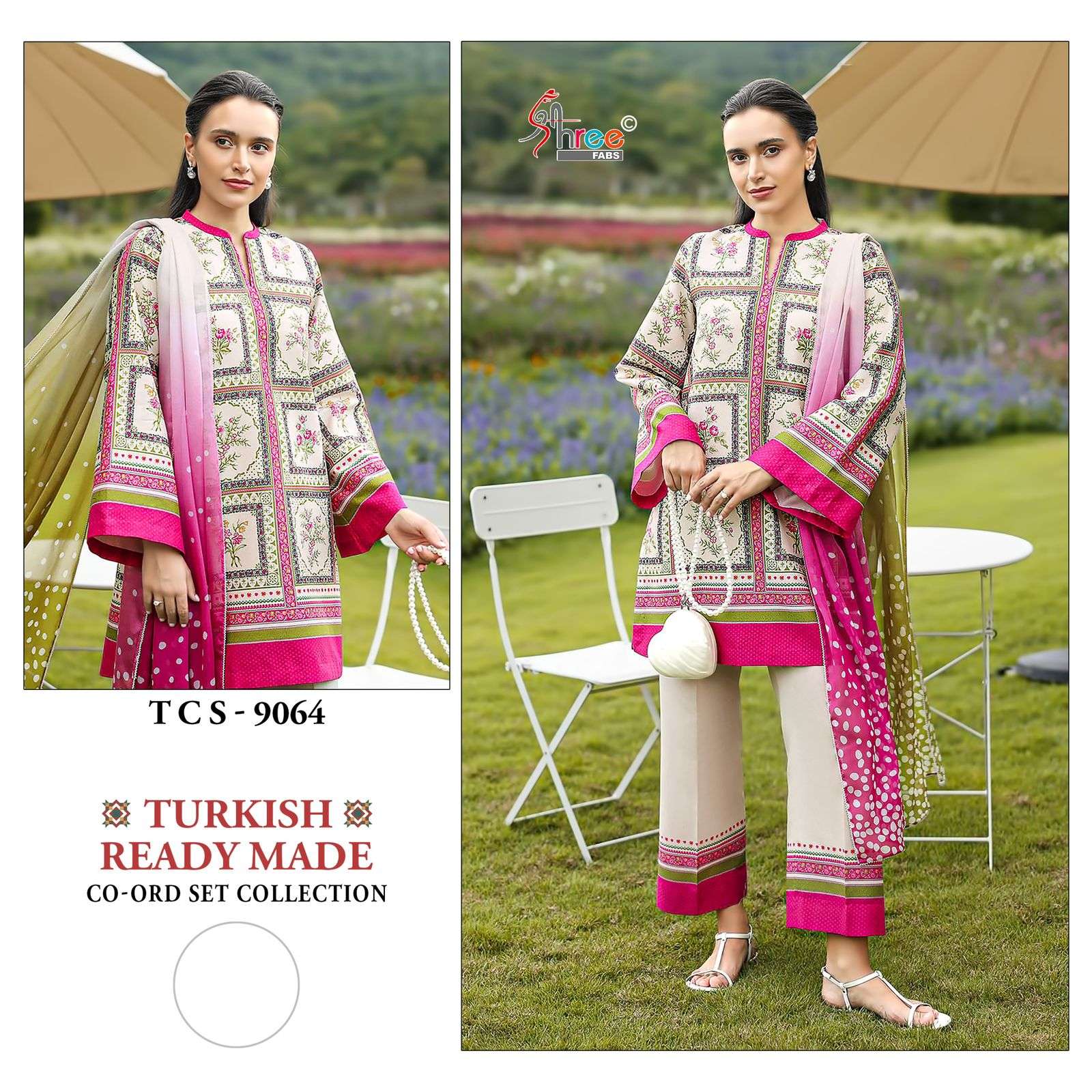 SHREE FABS TURKISH READY MADE CO-ORD SET COLLECTION 