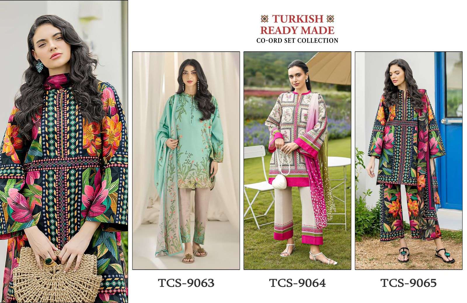 SHREE FABS TURKISH READY MADE CO-ORD SET COLLECTION 
