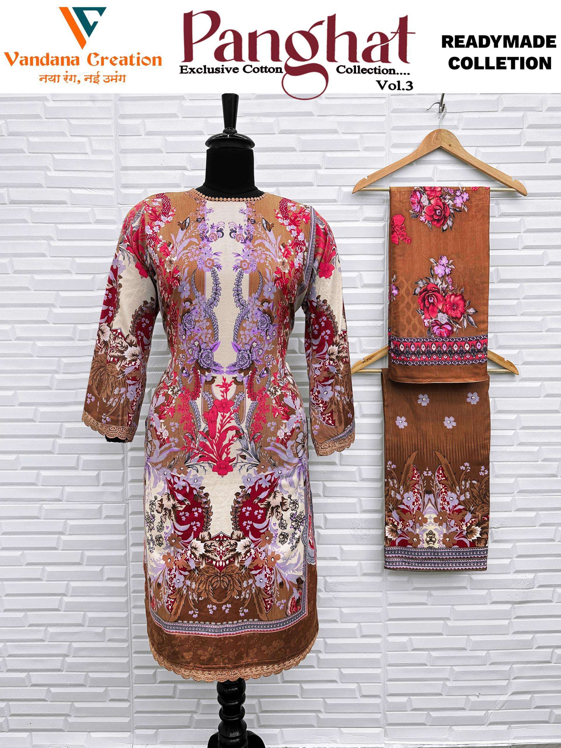 VANDANA‎‎‎‎‎ CREATION PANGHAT VOL 3 READY MADE COLLECTION 