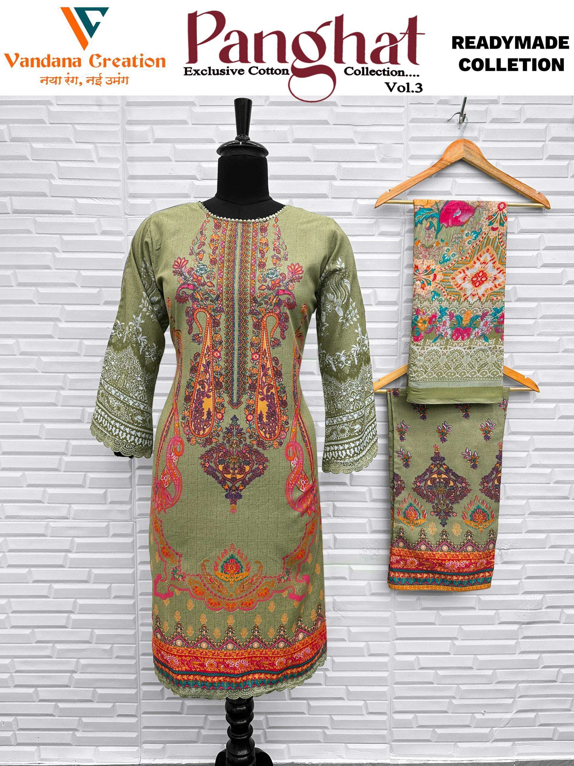 VANDANA‎‎‎‎‎ CREATION PANGHAT VOL 3 READY MADE COLLECTION 