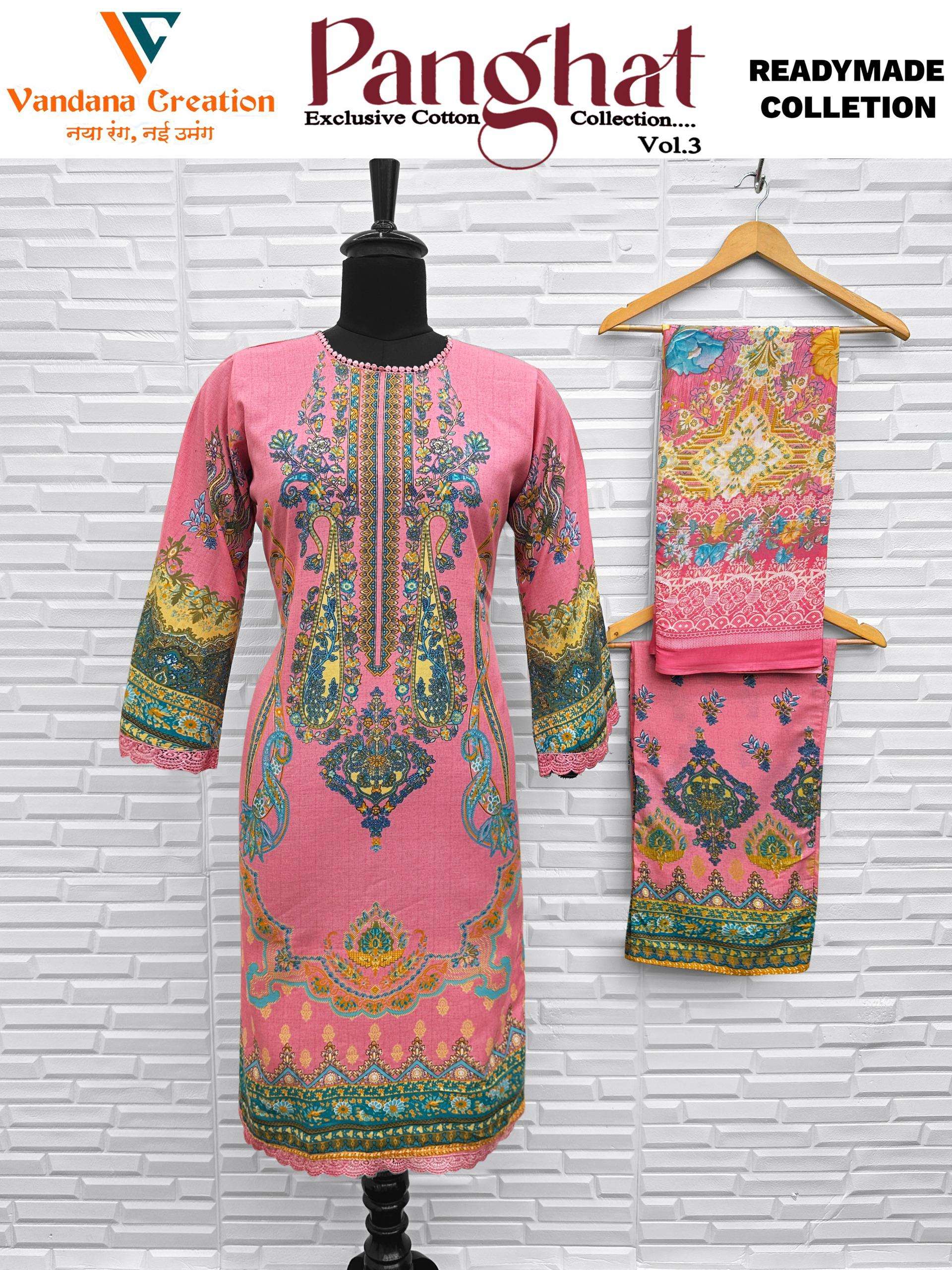 VANDANA‎‎‎‎‎ CREATION PANGHAT VOL 3 READY MADE COLLECTION 