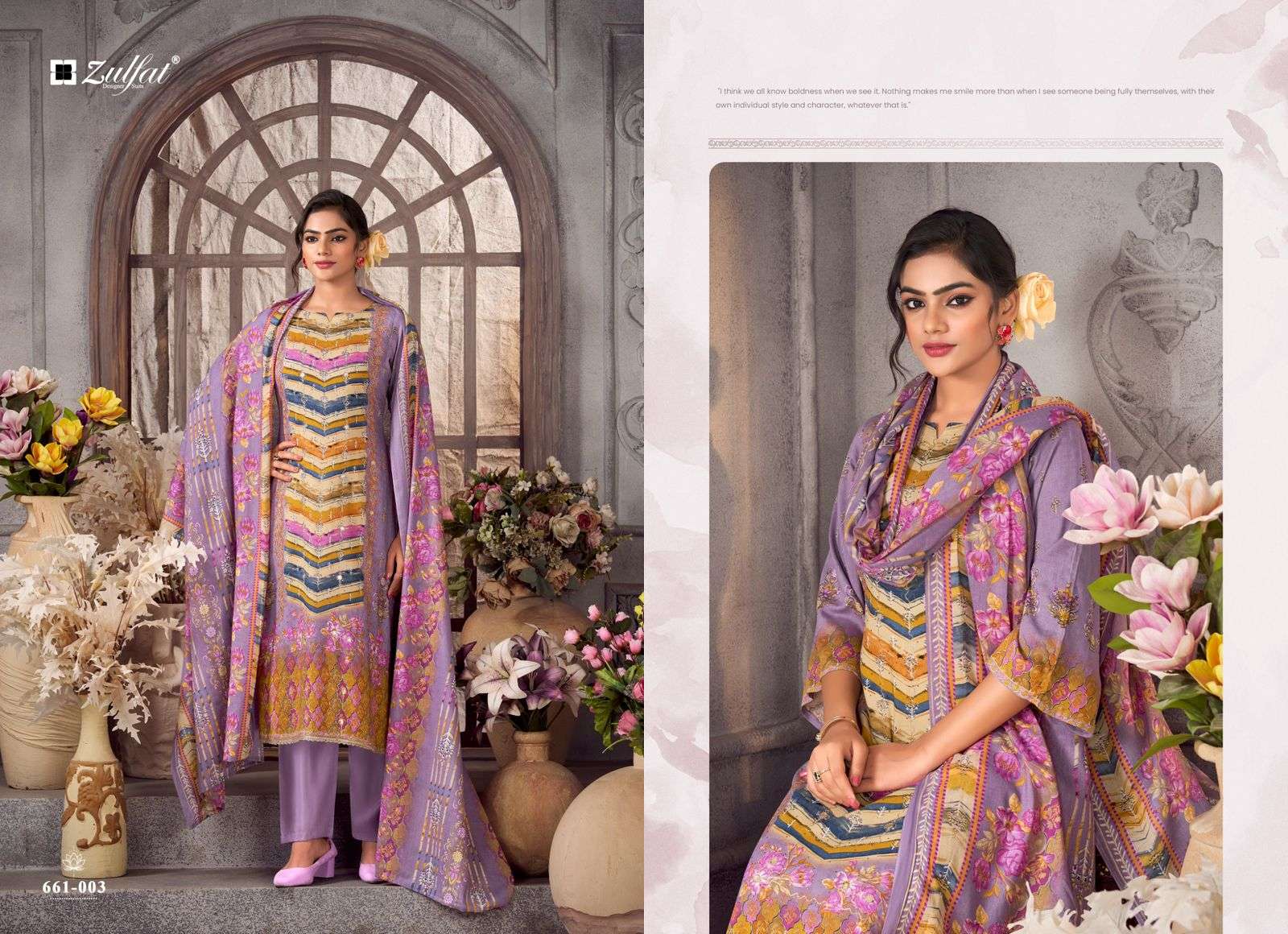 ZULFAT DESIGNER SUITS AAYAT VOL 17
