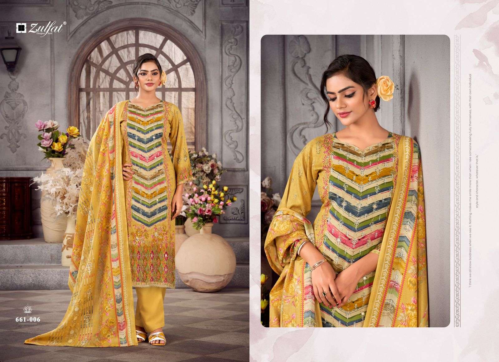 ZULFAT DESIGNER SUITS AAYAT VOL 17