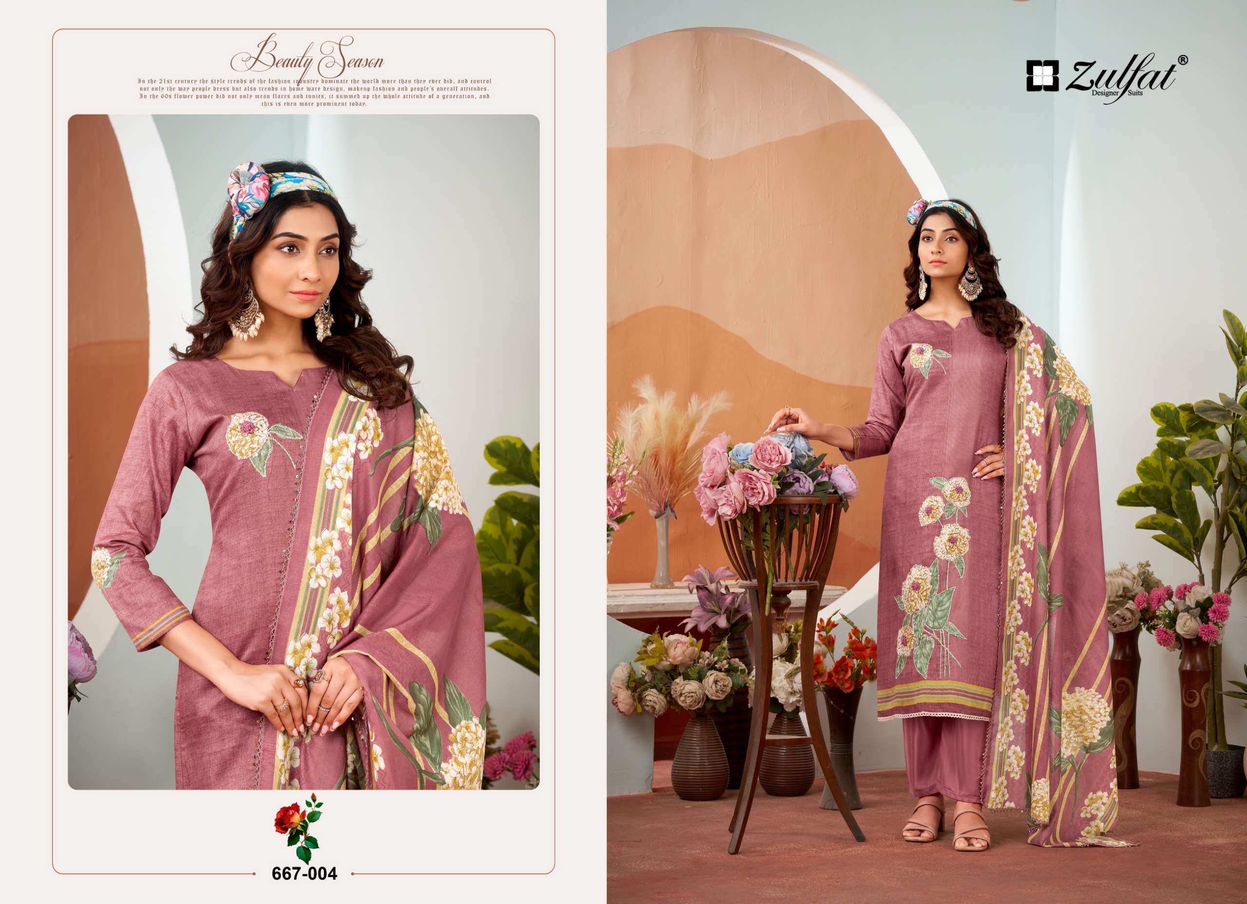ZULFAT DESIGNER SUITS ROSHNI 