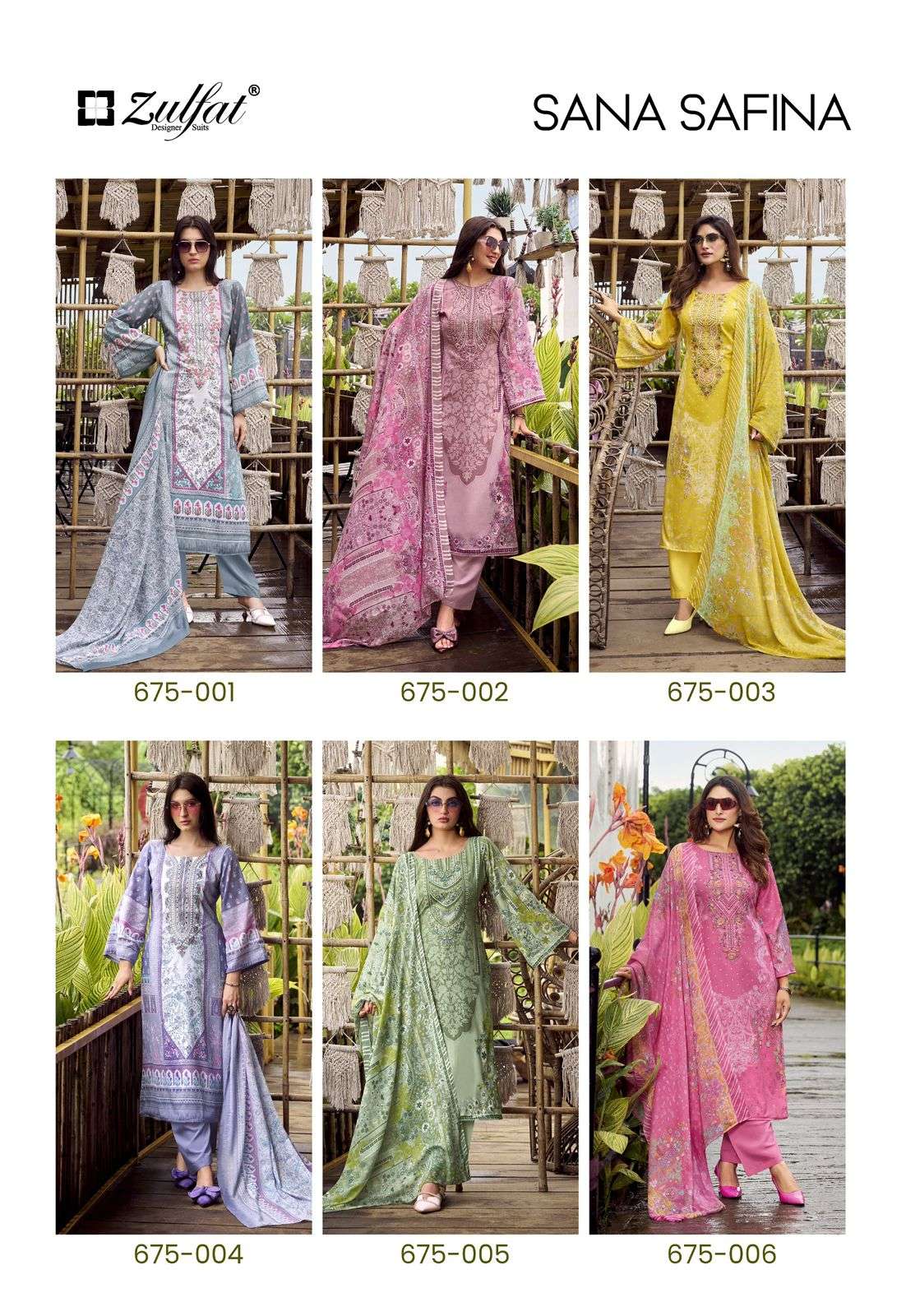 ZULFAT DESIGNER SUITS SANA SAFINA