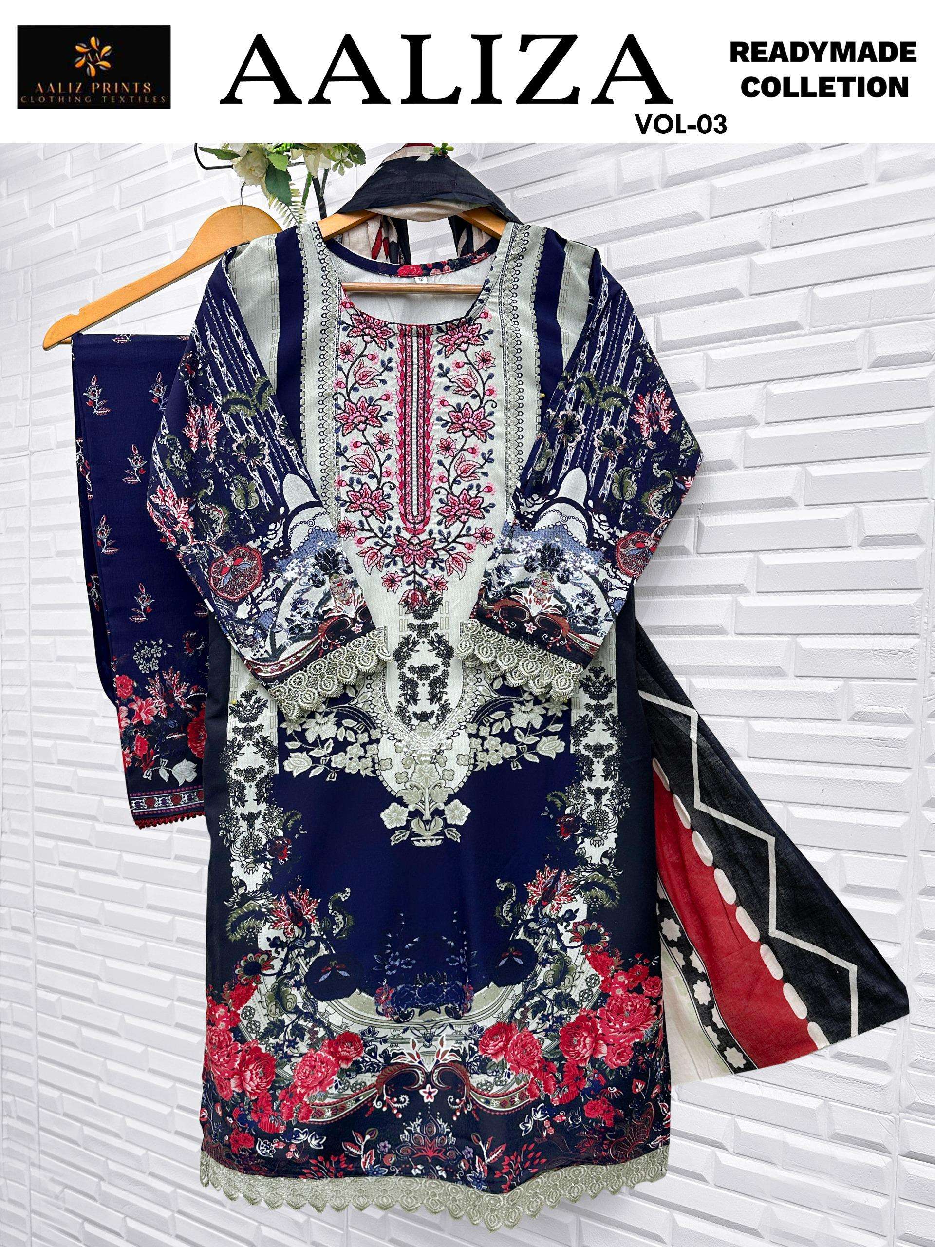 AALIZ PRINTS AALIZA VOL 3 READY MADE COLLECTION 