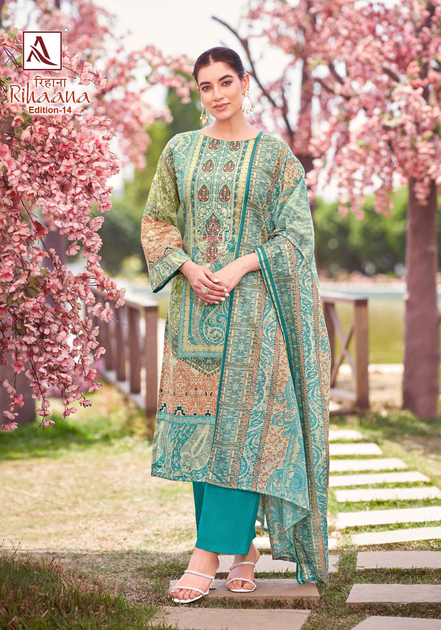 ALOK SUITS RIHAANA VOL 14 