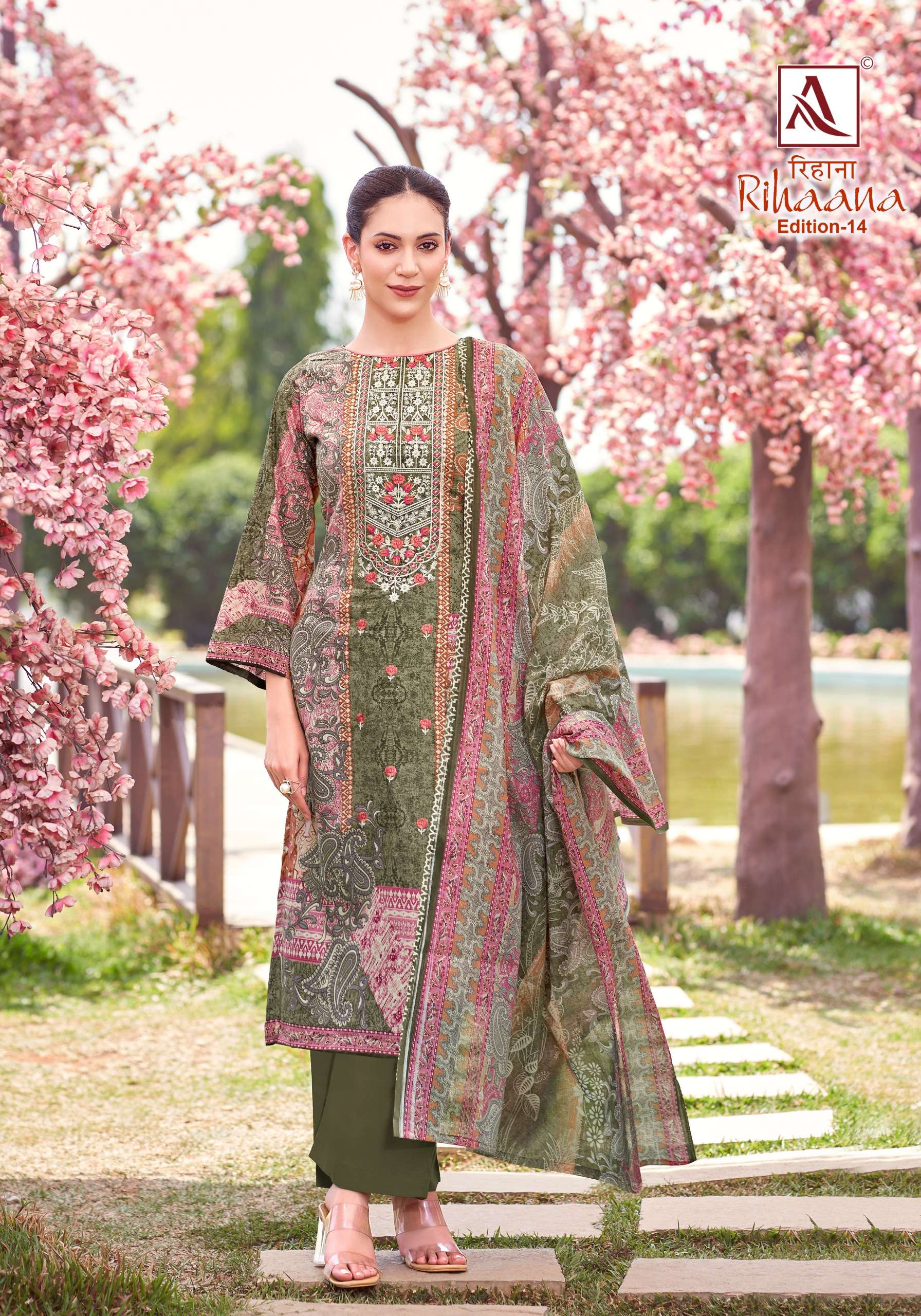ALOK SUITS RIHAANA VOL 14 