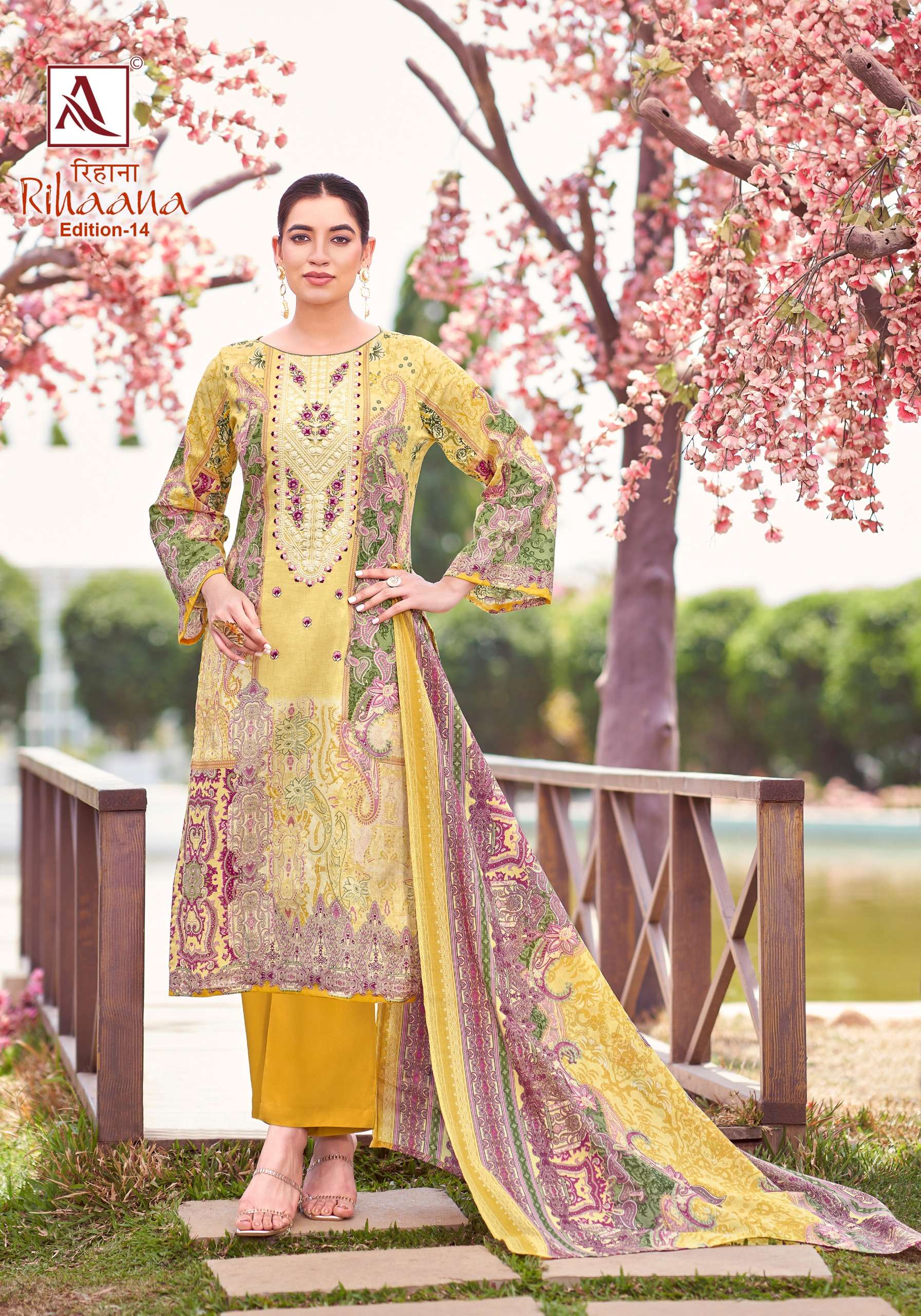 ALOK SUITS RIHAANA VOL 14 
