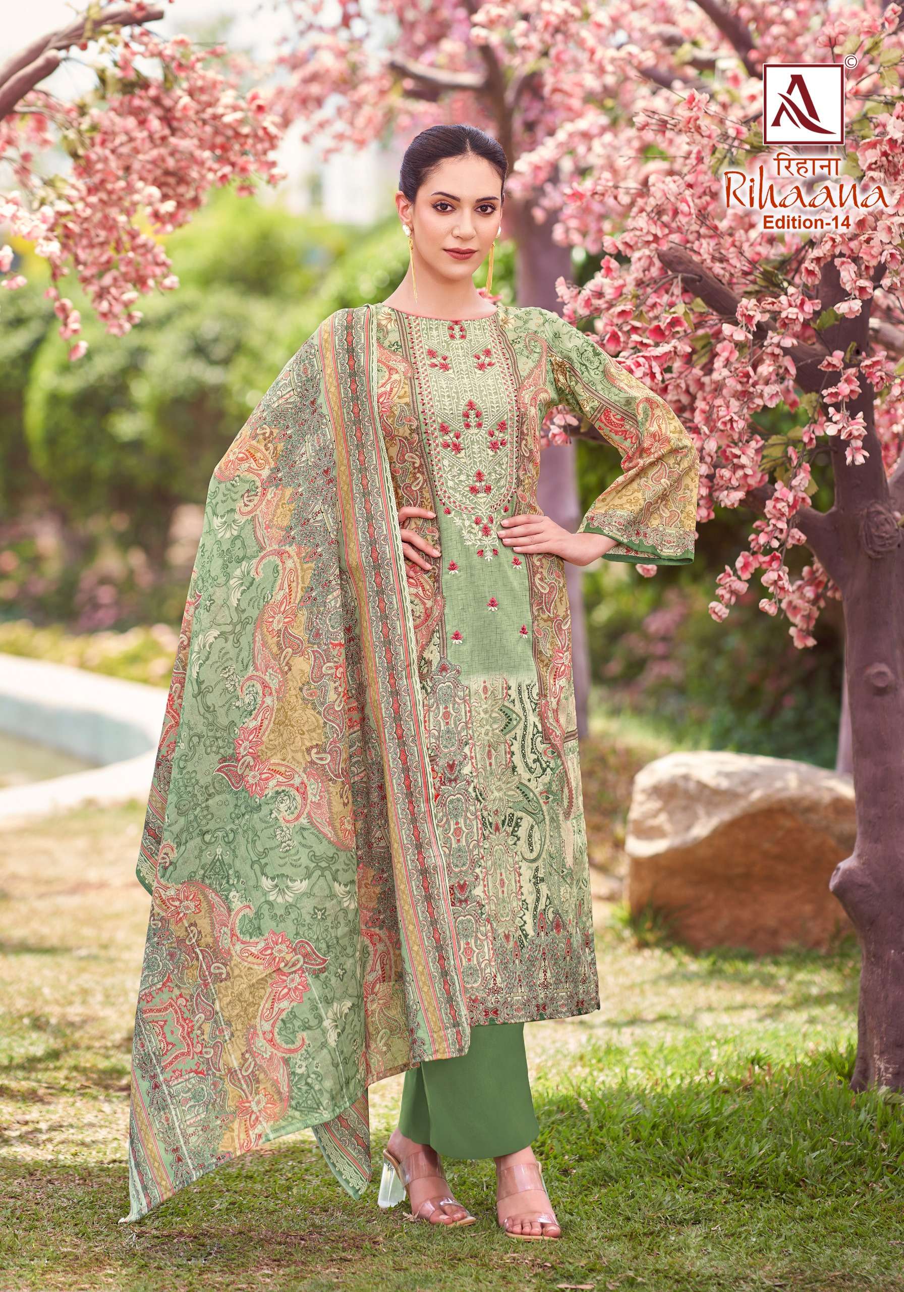 ALOK SUITS RIHAANA VOL 14 