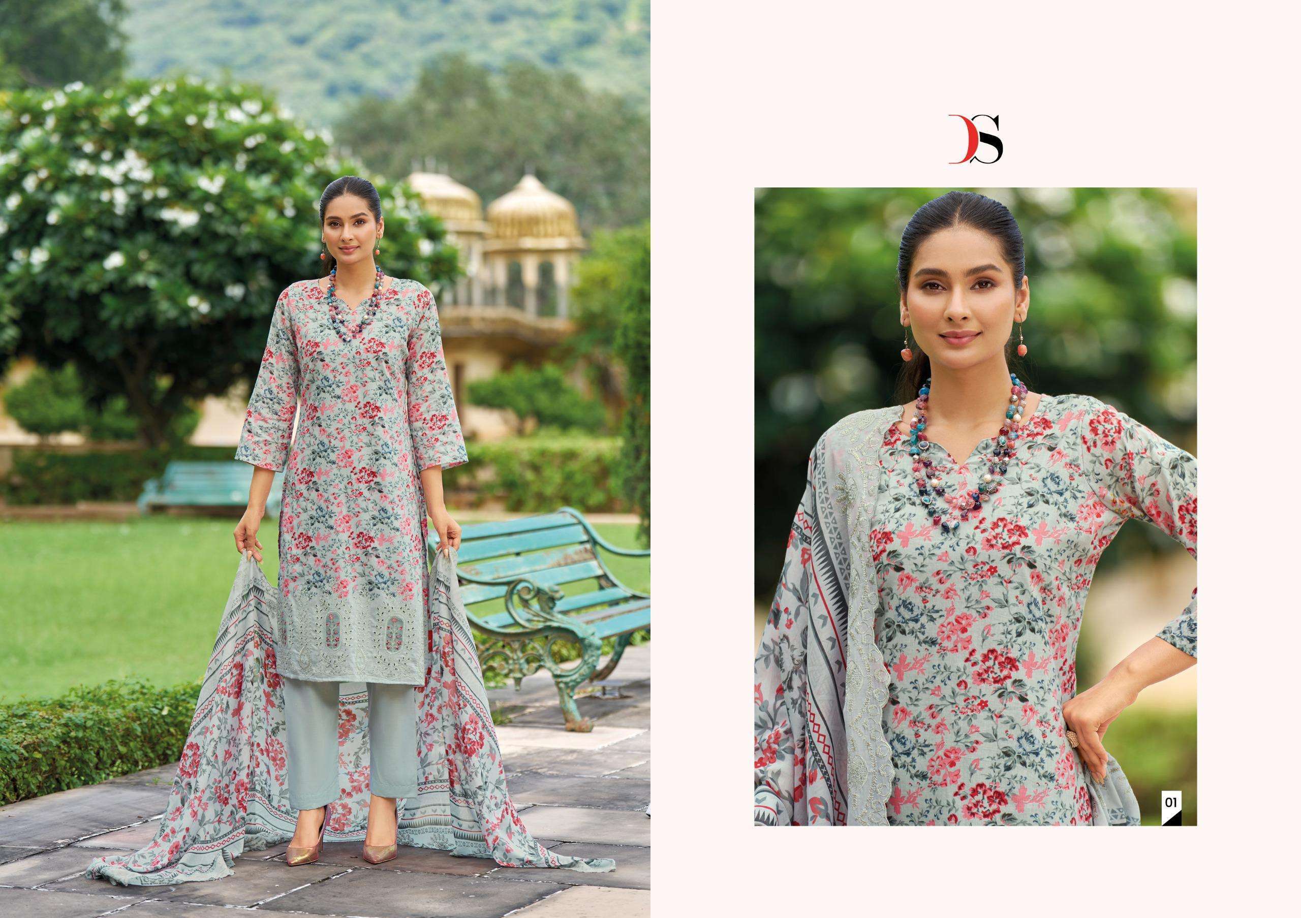 DEEPSY SUITS BIN SAEED MINI LAWN COLLECTION VO 2