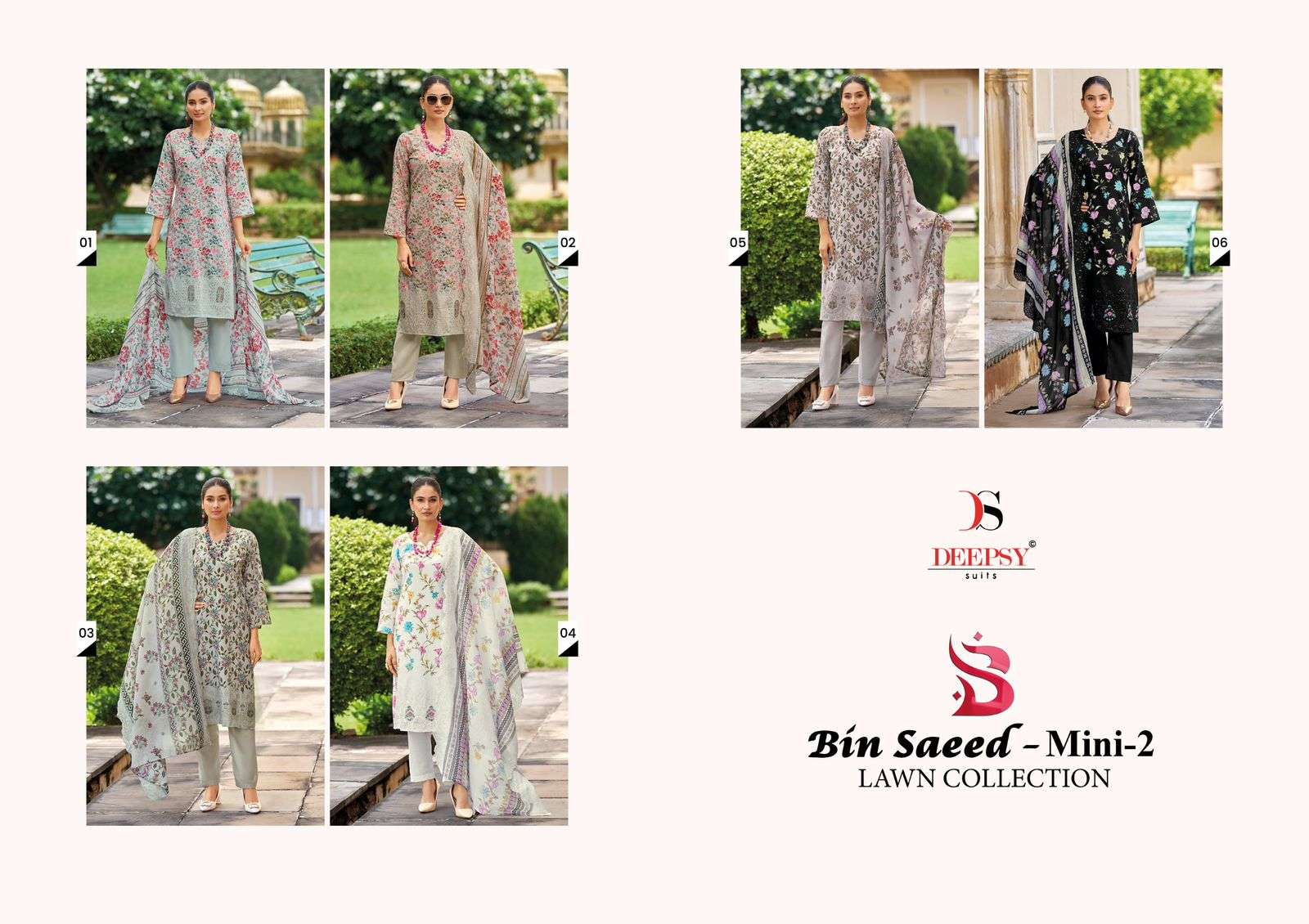 DEEPSY SUITS BIN SAEED MINI LAWN COLLECTION VO 2