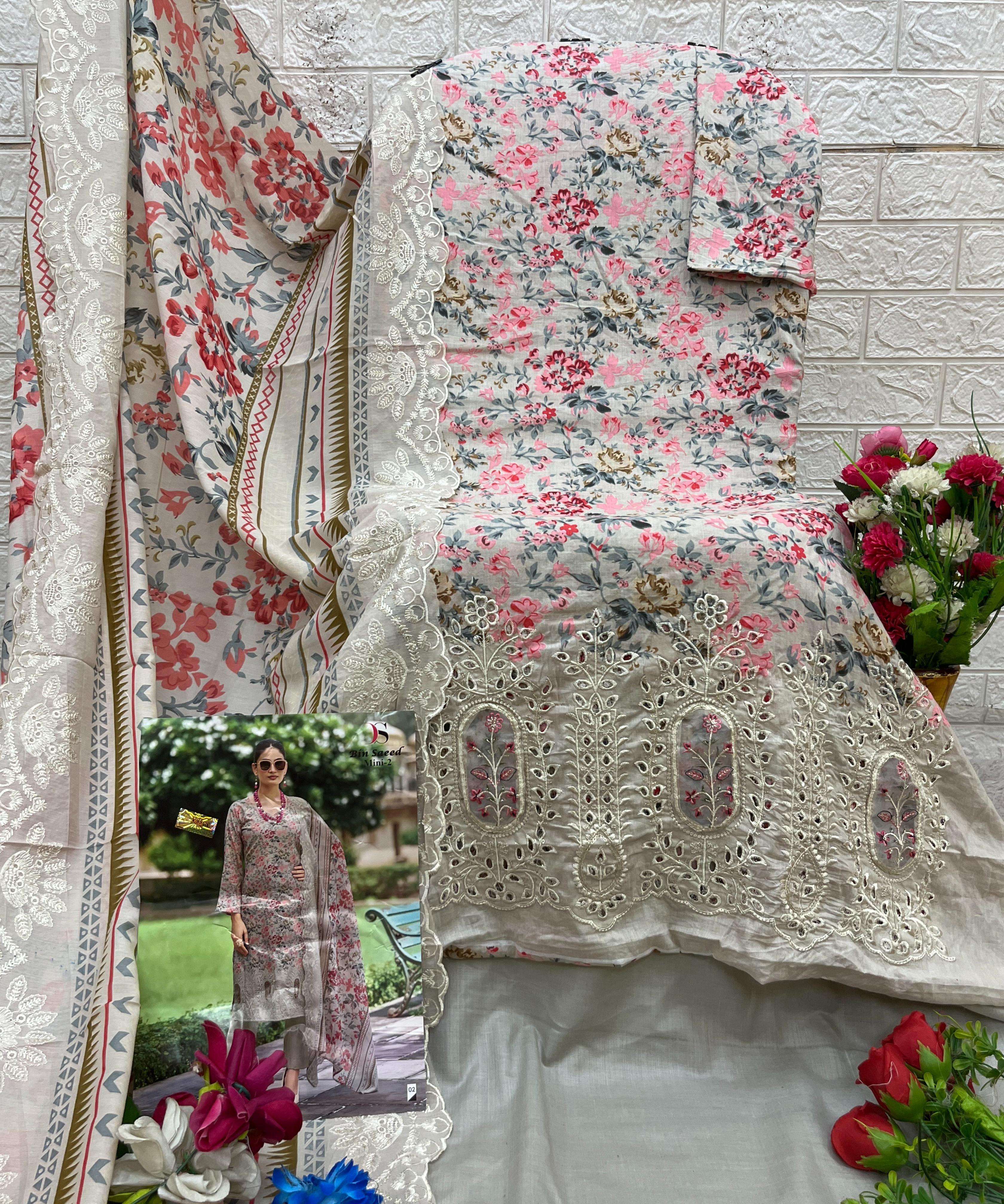 DEEPSY SUITS BIN SAEED MINI LAWN COLLECTION VO 2