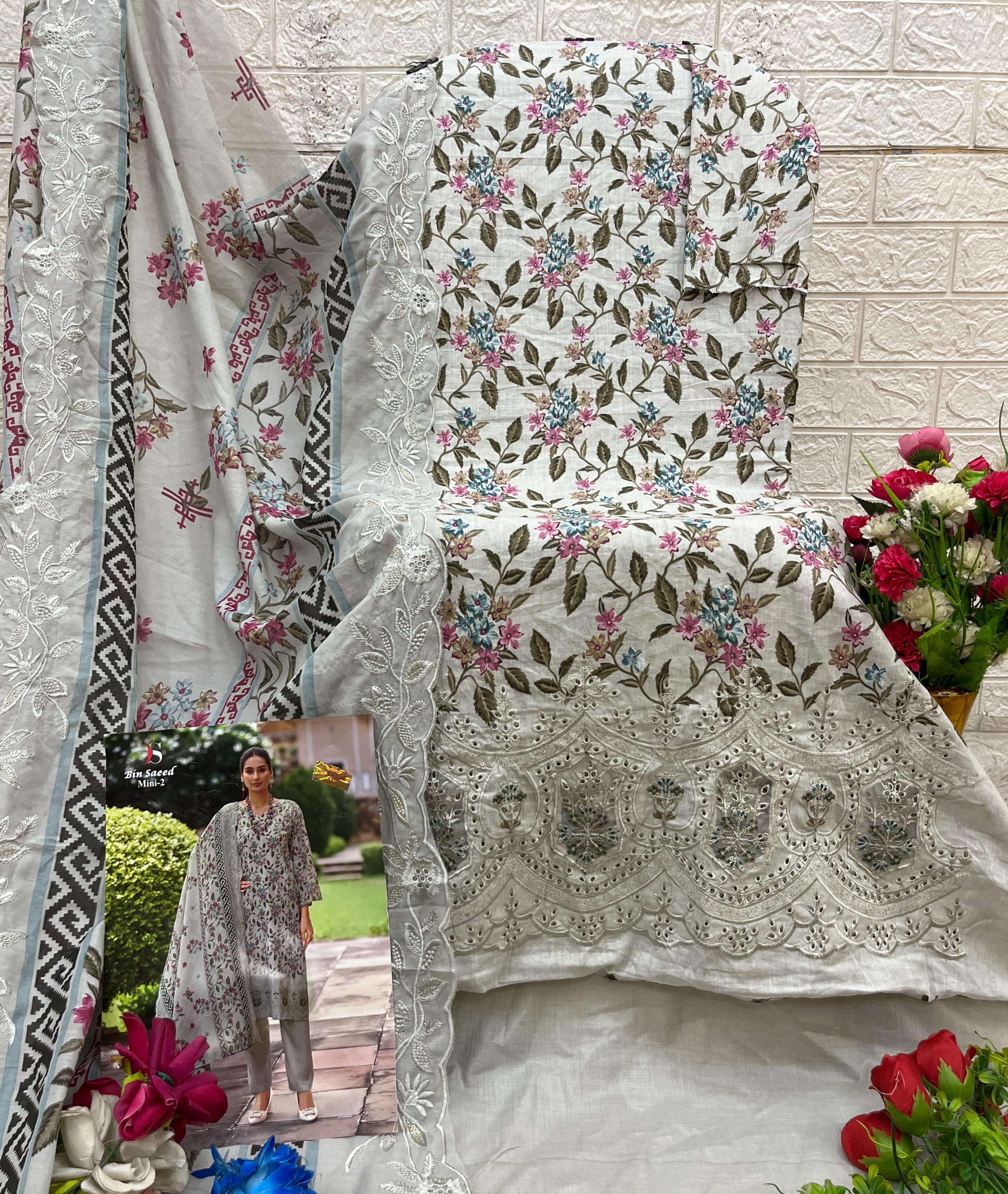 DEEPSY SUITS BIN SAEED MINI LAWN COLLECTION VO 2