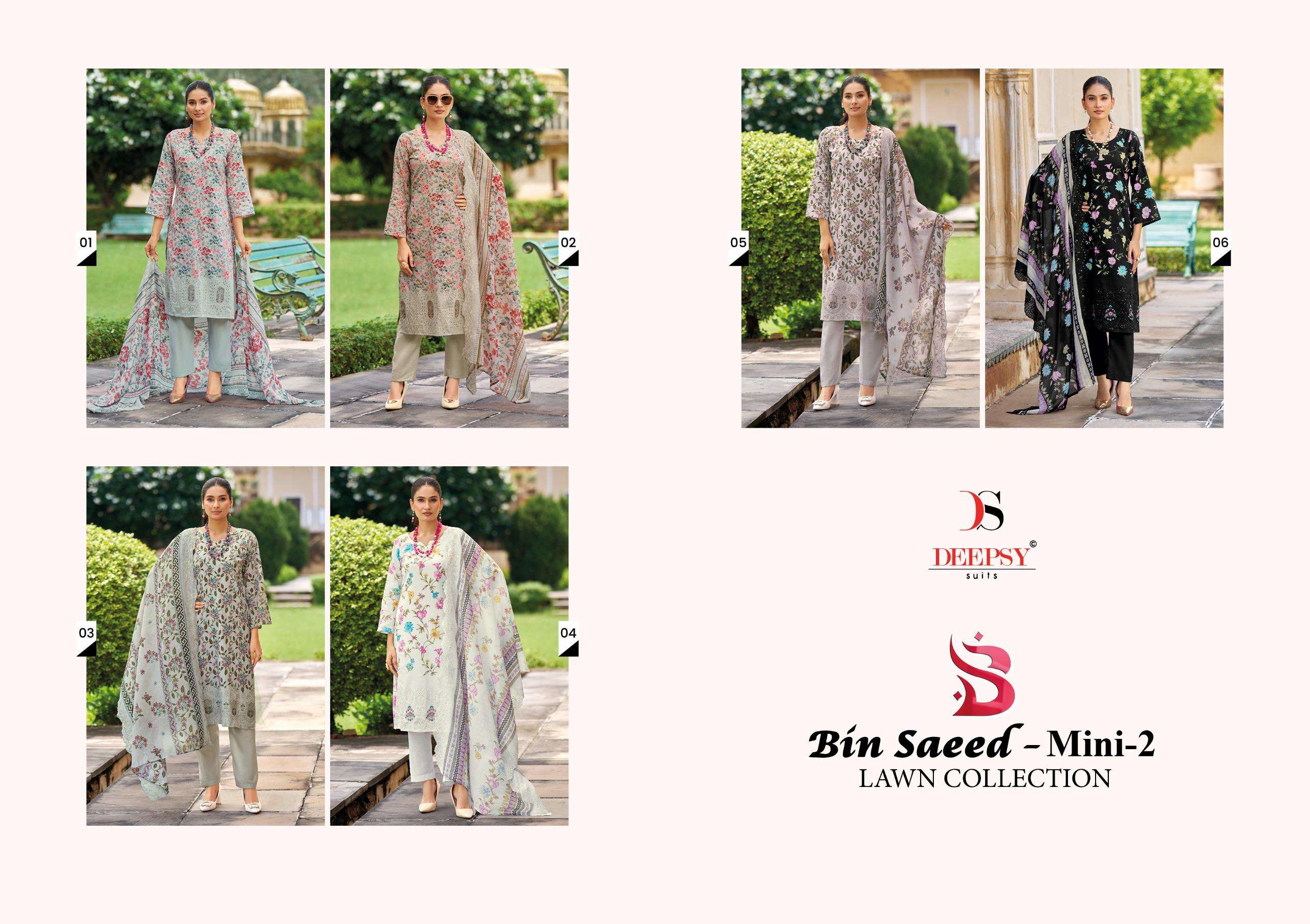 DEEPSY SUITS BIN SAEED MINI LAWN COLLECTION VO 2