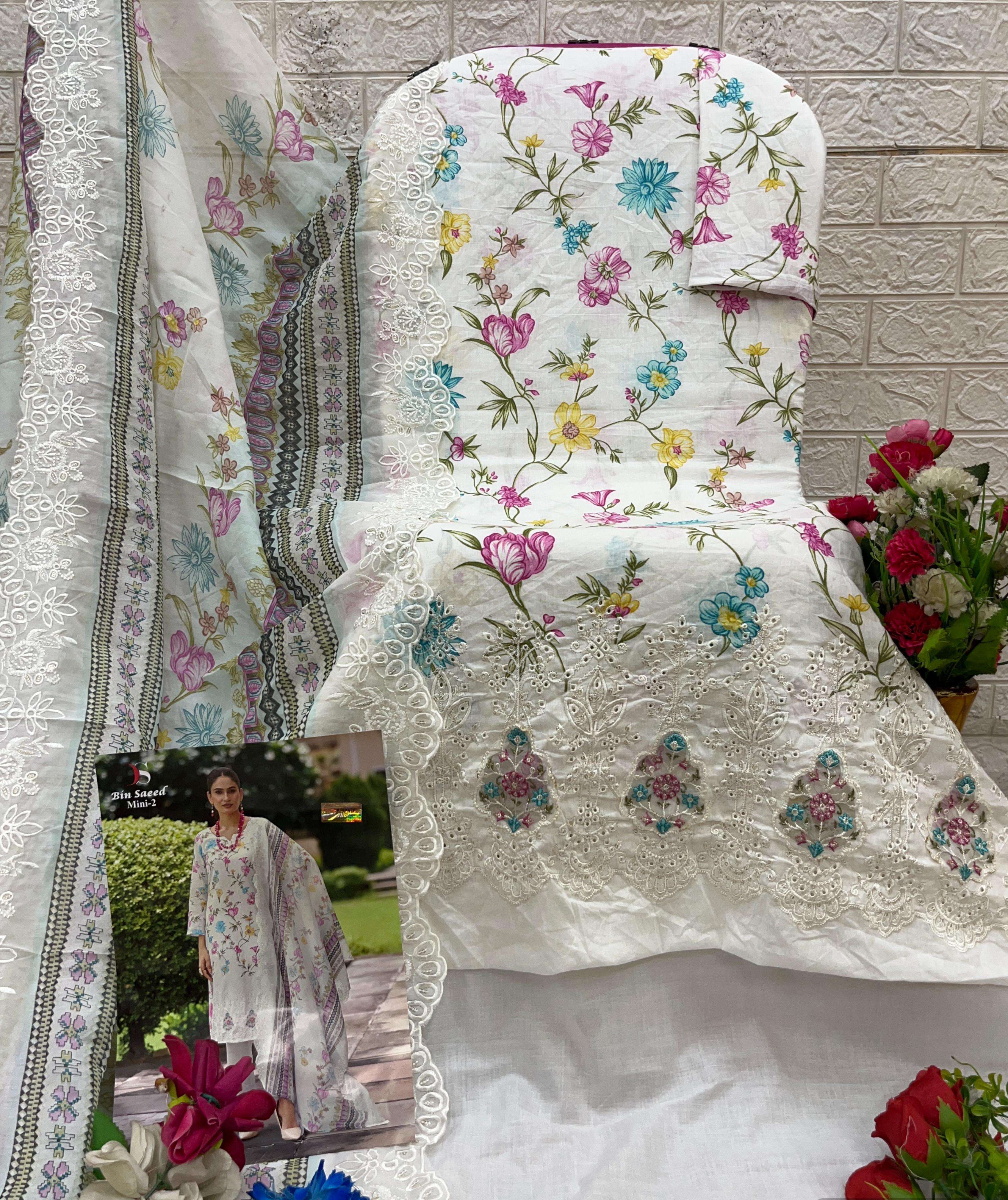 DEEPSY SUITS BIN SAEED MINI LAWN COLLECTION VO 2