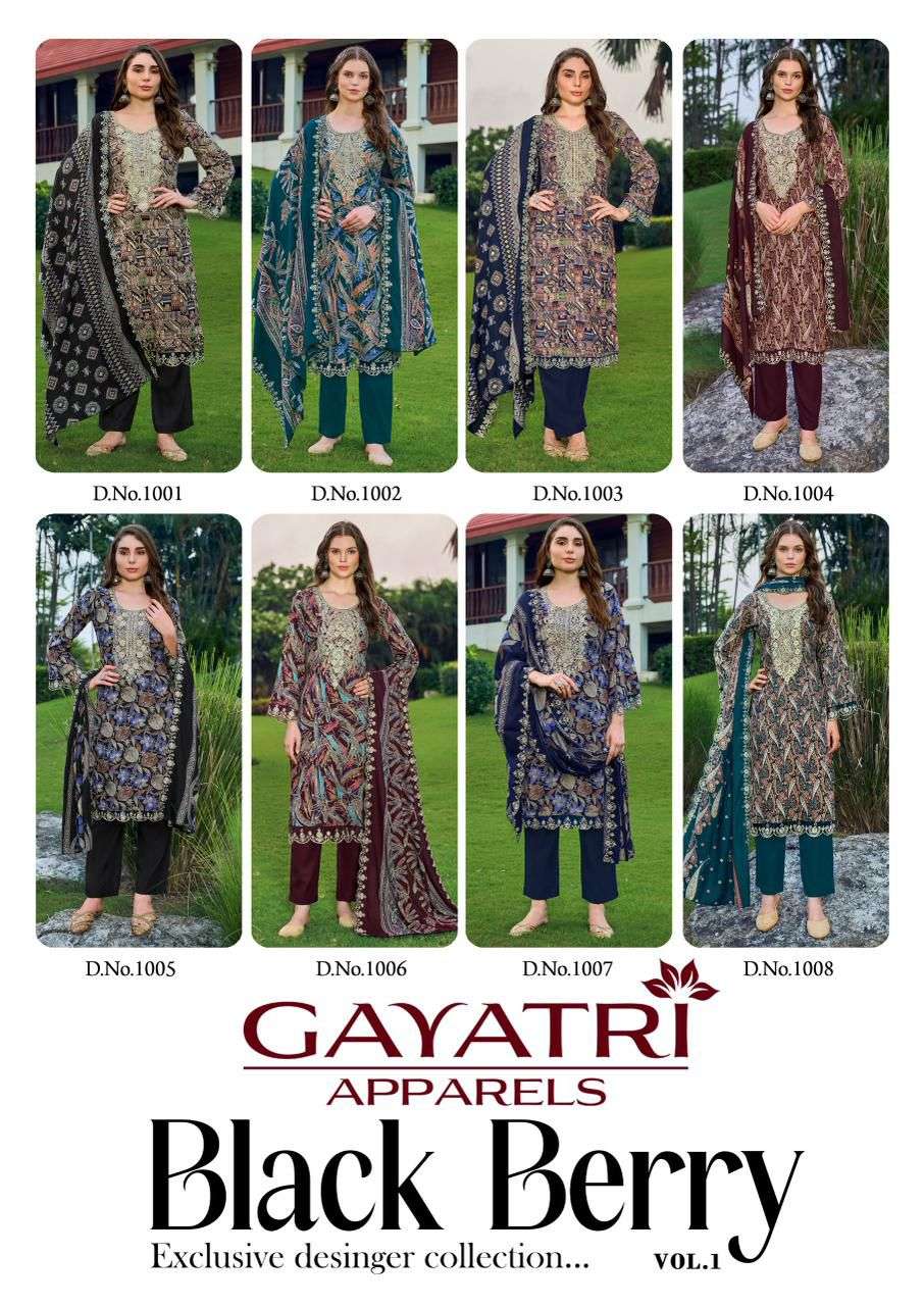 GAYATRI APPARELS BLACK BERRY VOL 1 