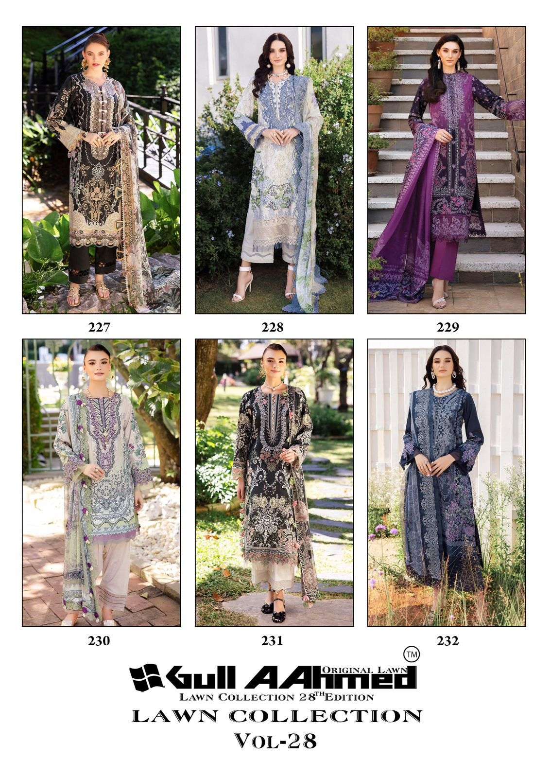 GULL AAHMED LAWN COLLECTION VOL 28