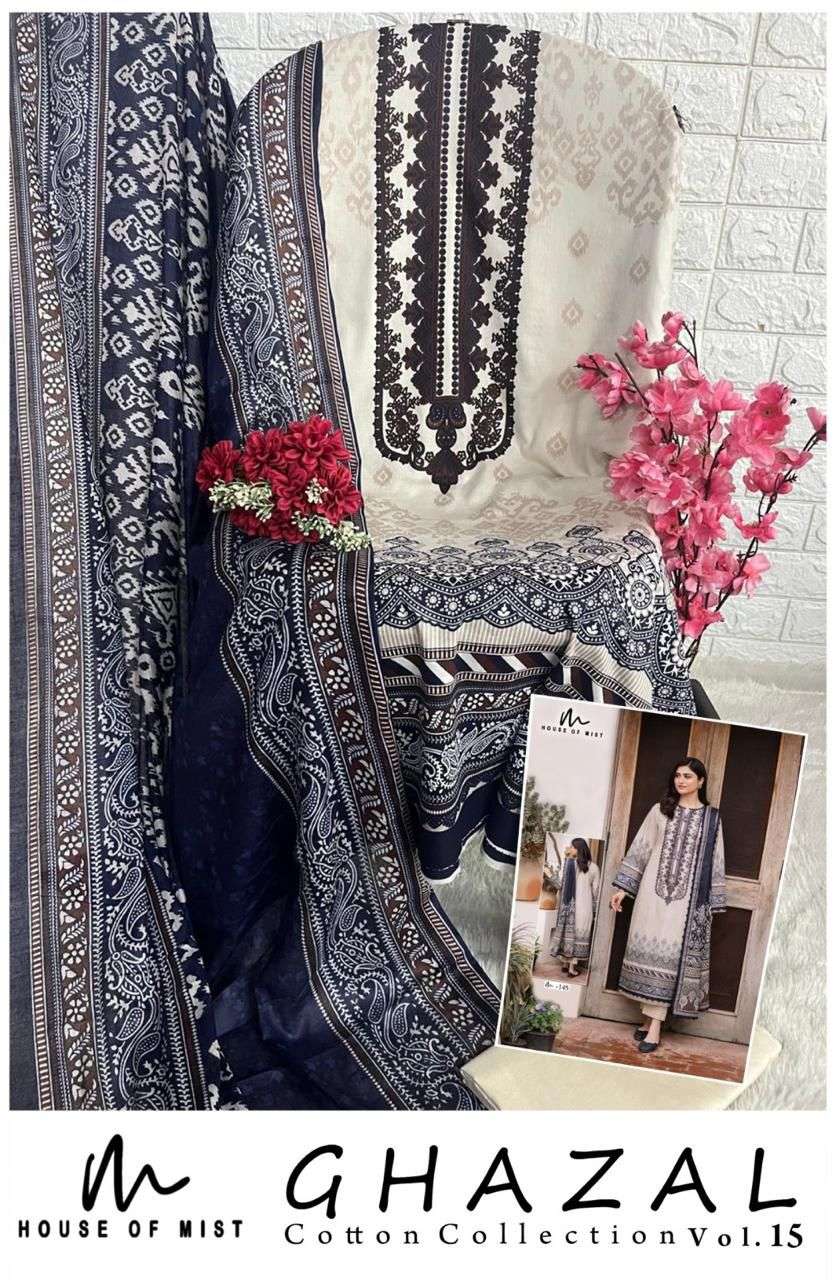 HOUSE OF MIST GHAZAL COTTON COLLECTION VOL 15