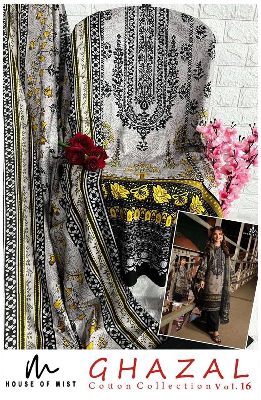 HOUSE OF MIST GHAZAL COTTON COLLECTION VOL 16 