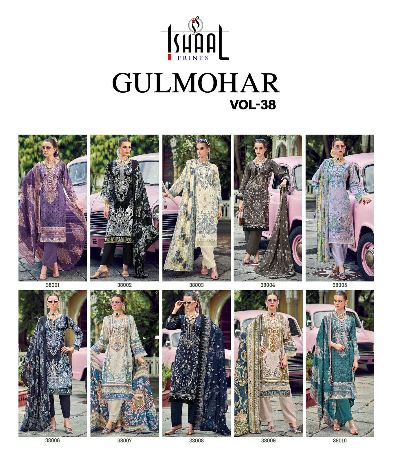 ISHAAL PRINTS GULMOHAR VOL 38 