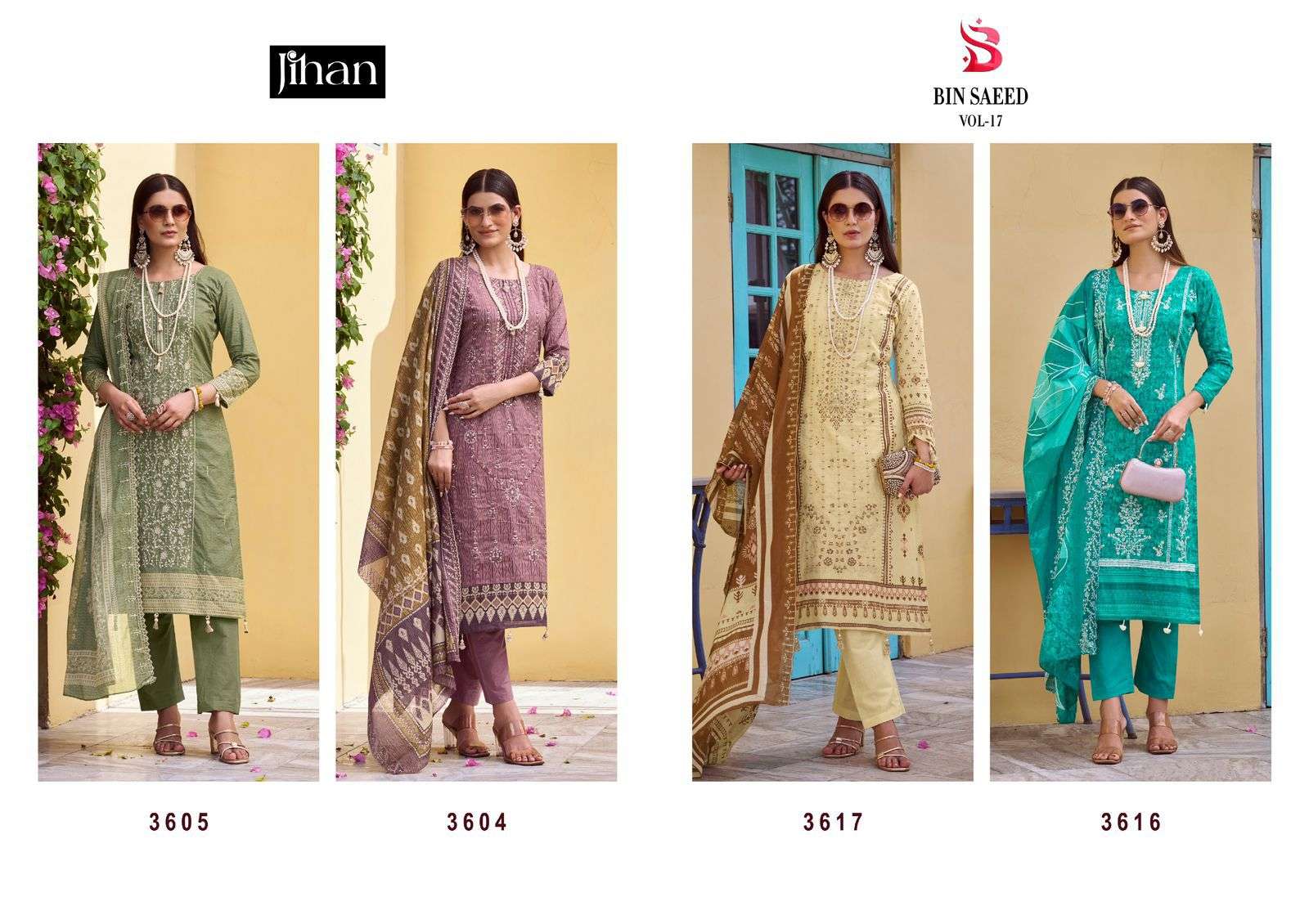 JIHAN BIN SAEED LAWN COLLECTION VOL 17