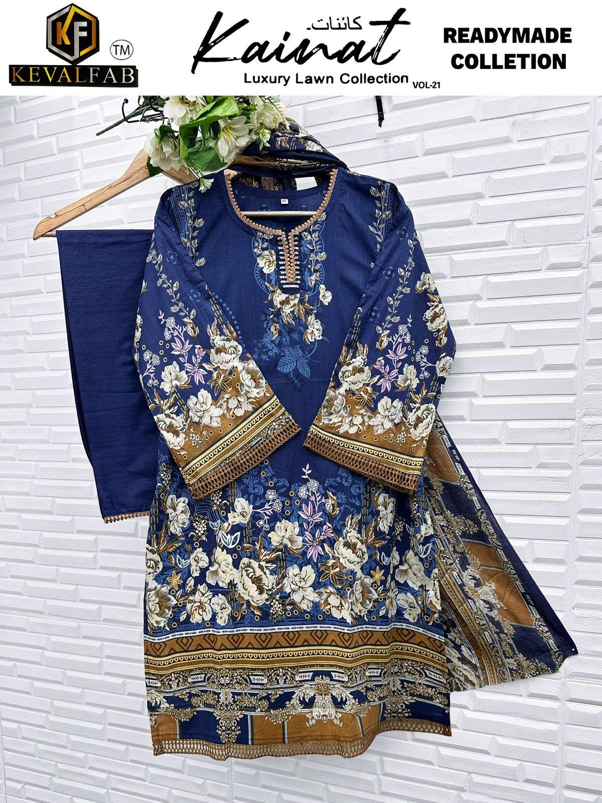 KEVAL FAB KAINAT VOL 21 READY MADE COLLECTION 