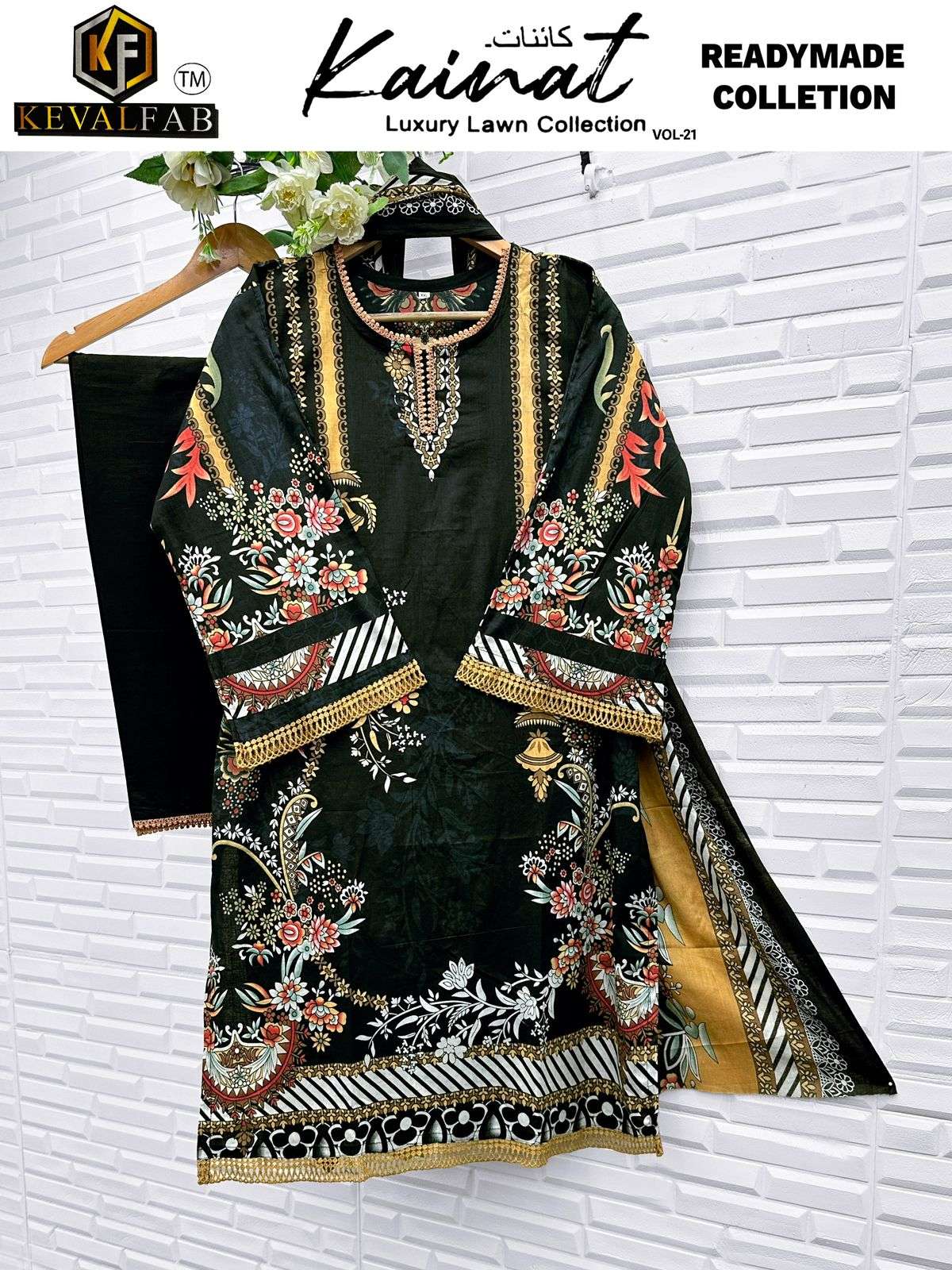 KEVAL FAB KAINAT VOL 21 READY MADE COLLECTION 