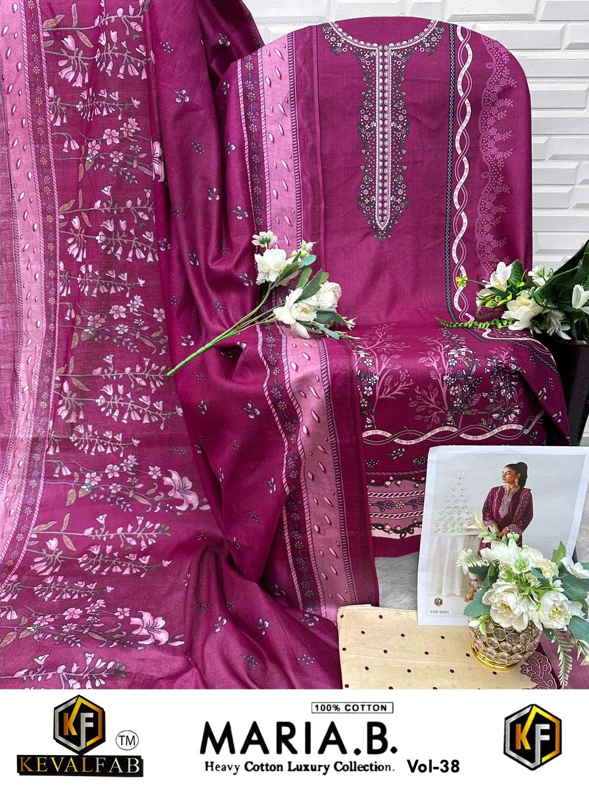 KEVAL FAB MARIA B VOL 38 