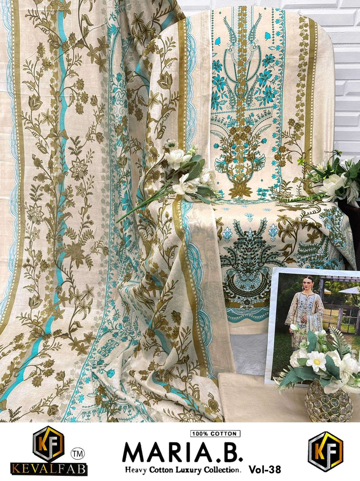 KEVAL FAB MARIA B VOL 38 