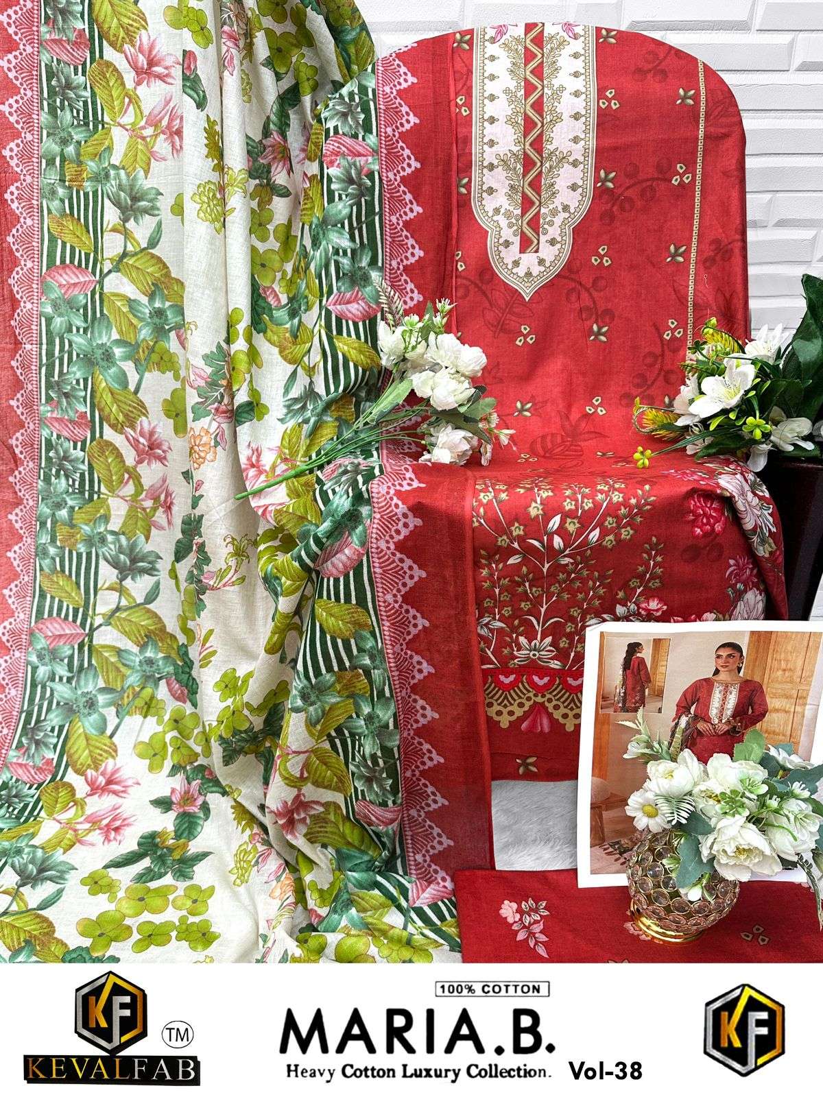 KEVAL FAB MARIA B VOL 38 