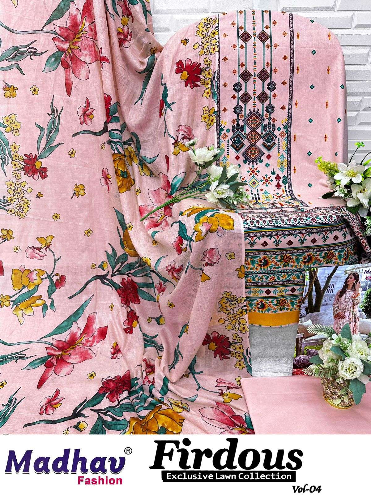 MADHAV FASHION FIRDOUS VOL 4 