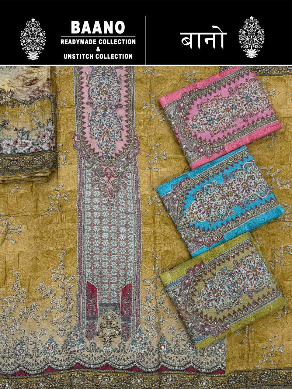 MUMTAZ ARTS MUSLIN DESIGNER SUIT COLLECTION 