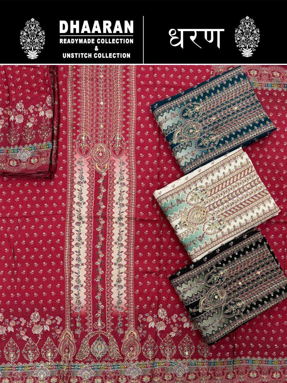 MUMTAZ ARTS MUSLIN DESIGNER SUIT COLLECTION 