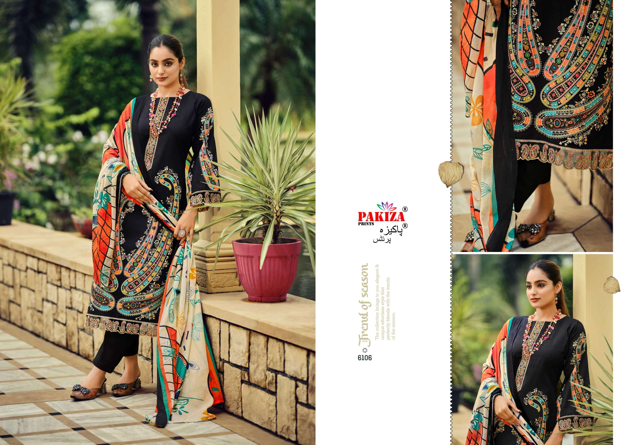 PAKIZA PRINTS ZARQASH VOL 99