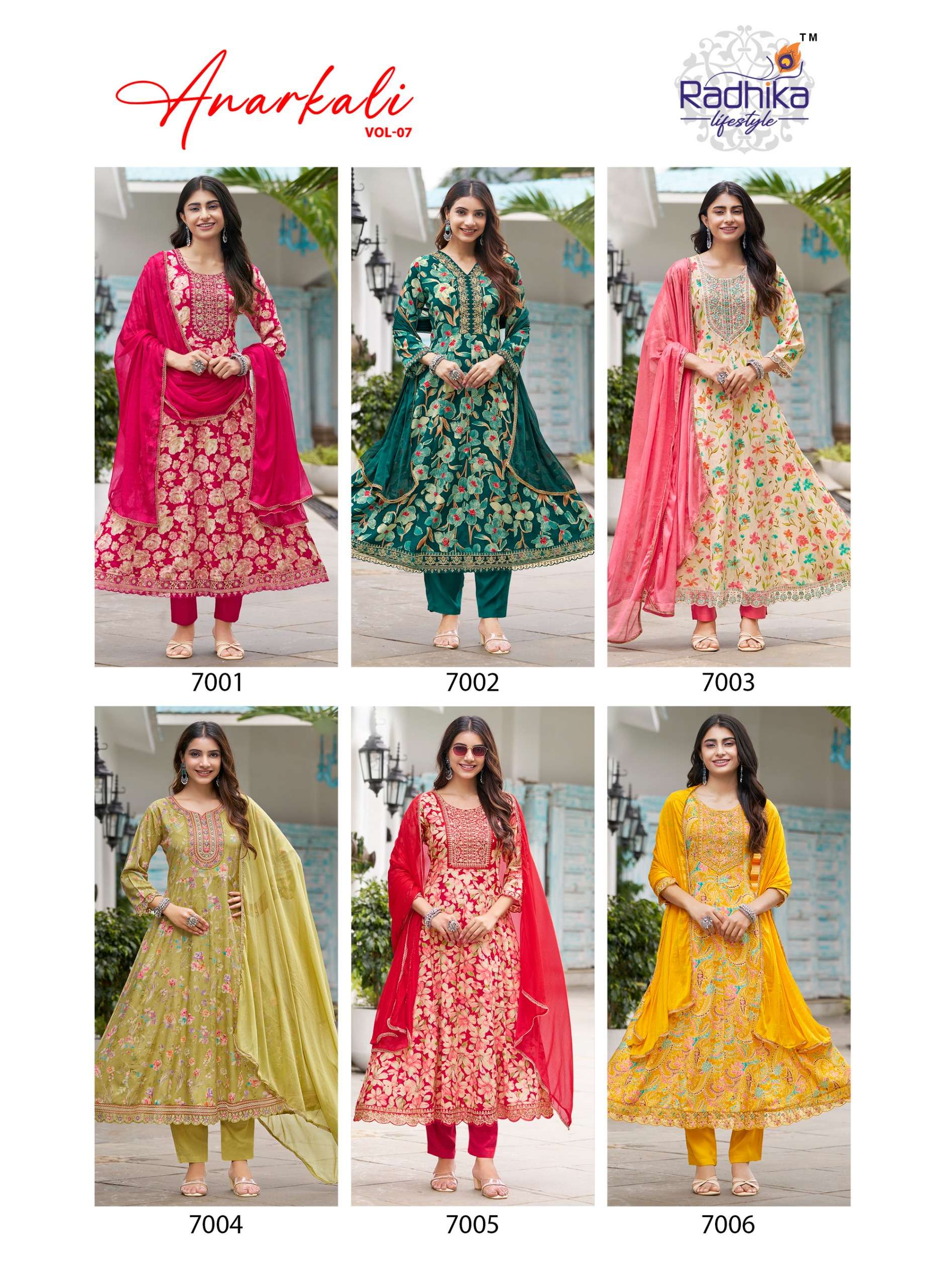 RADHIKA LIFESTYLE ANARKALI VOL 7 