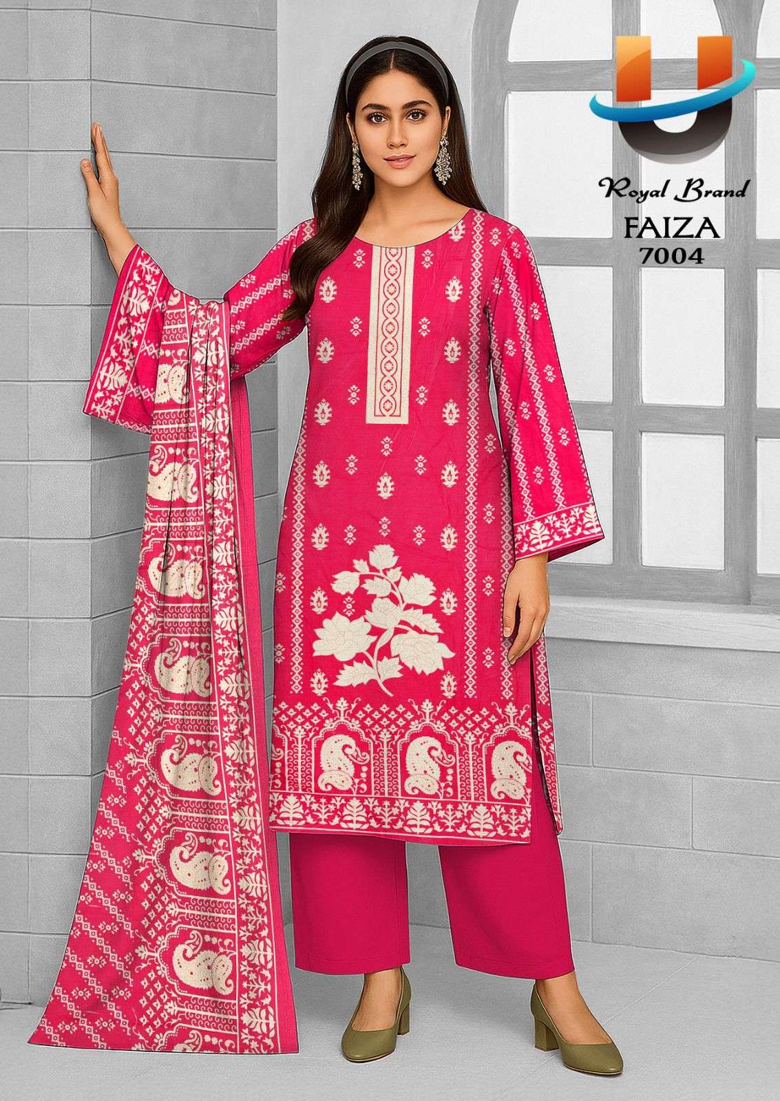 ROYAL BRAND FAIZA VOL 7 COTTON DIGITAL PRINT DRESS