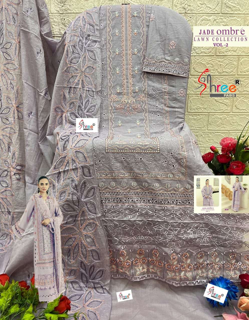 SHREE FABS JADE OMBRE LAWN COLLECTION VOL 2 