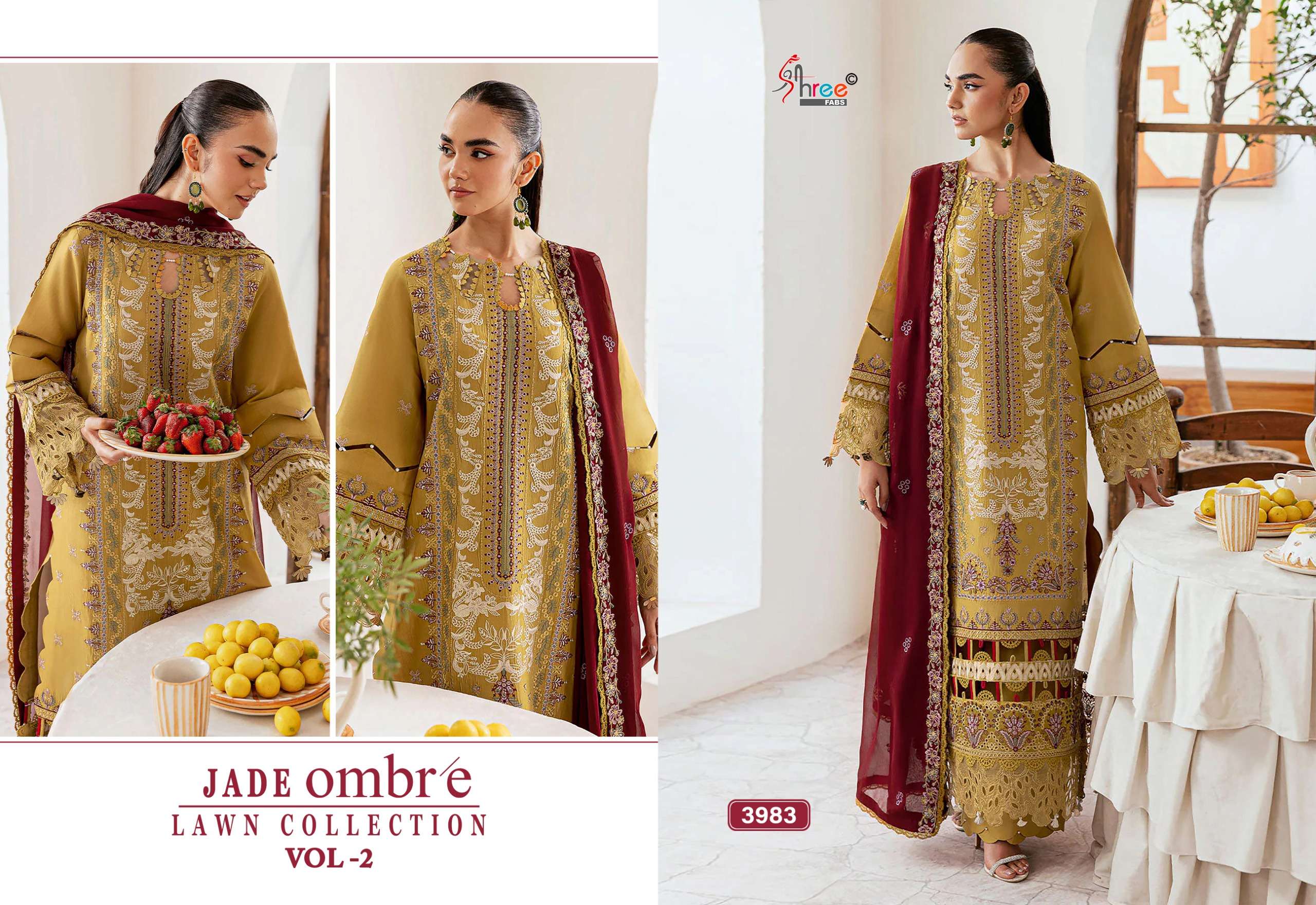 SHREE FABS JADE OMBRE LAWN COLLECTION VOL 2 