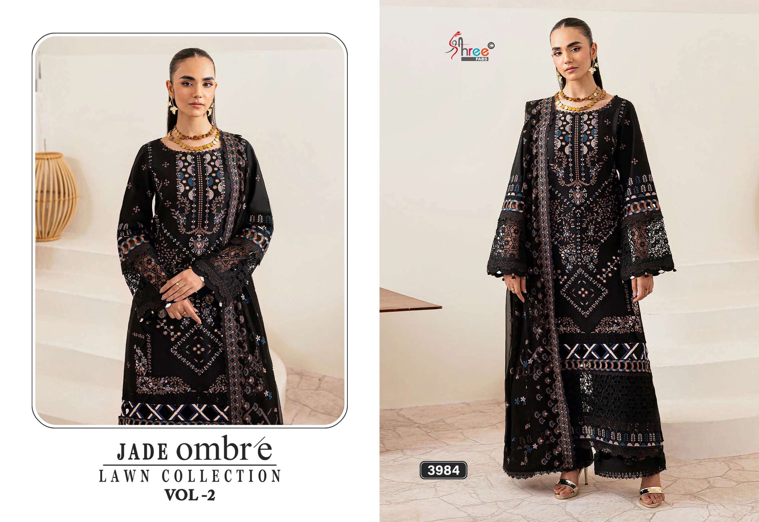 SHREE FABS JADE OMBRE LAWN COLLECTION VOL 2 